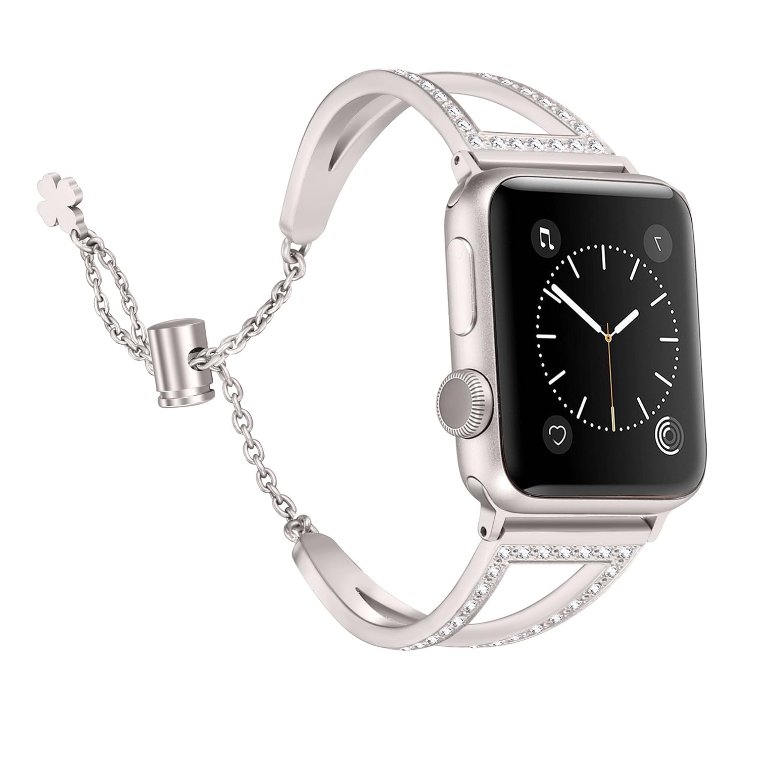Foto 2 | Correa de Reloj Secbolt Bling de Acero Inoxidable de 38 a 42 mm Apple - Venta Internacional