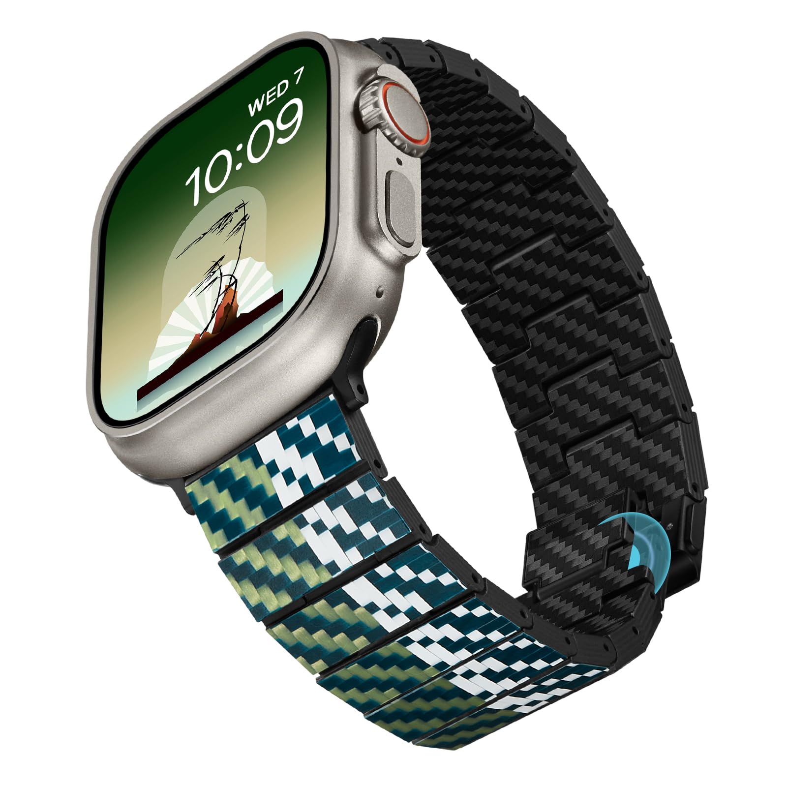 Foto 2 pulgar | Correa Pitaka Fibra de Carbono para Apple Watch - Venta Internacional