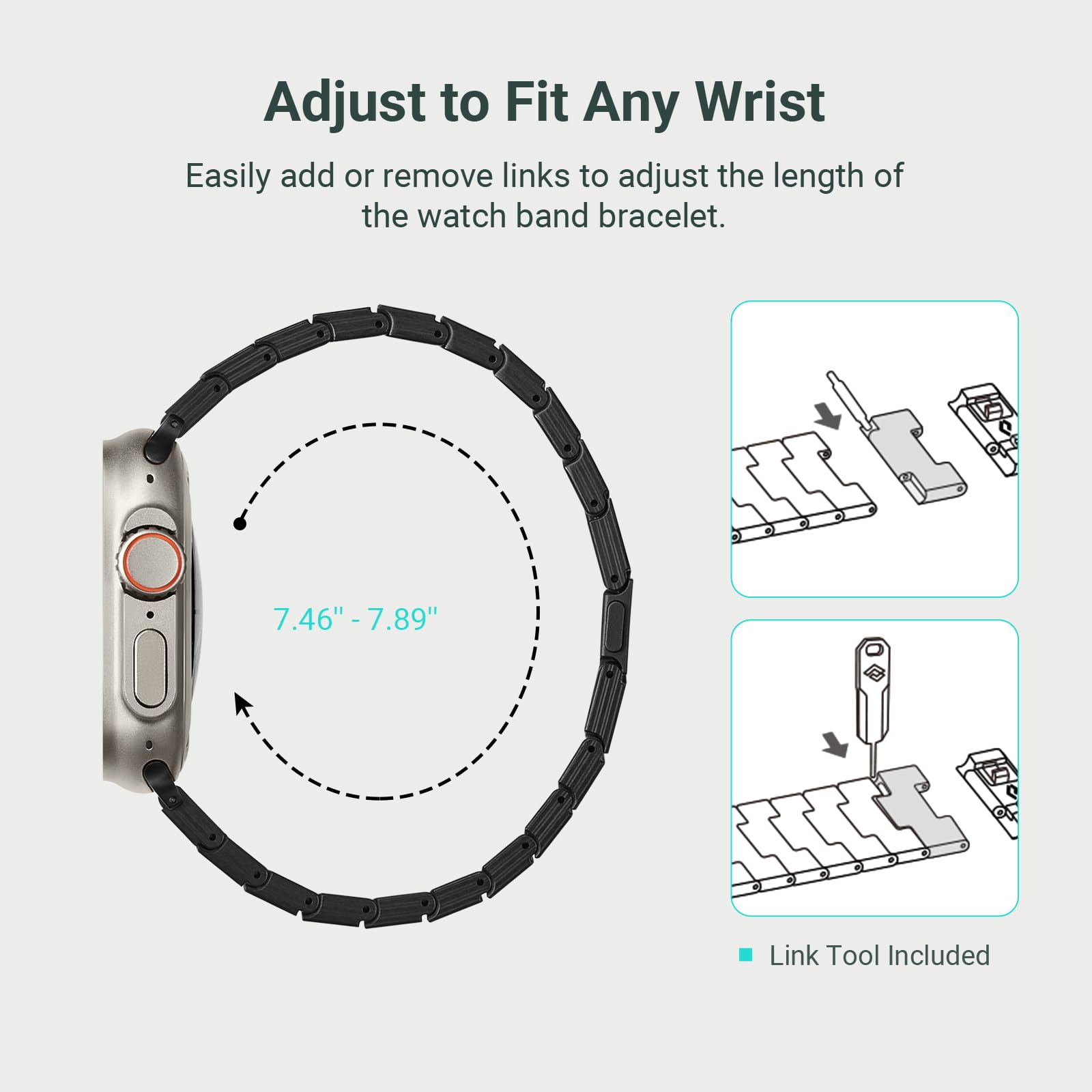 Foto 8 pulgar | Correa Pitaka Fibra de Carbono para Apple Watch - Venta Internacional
