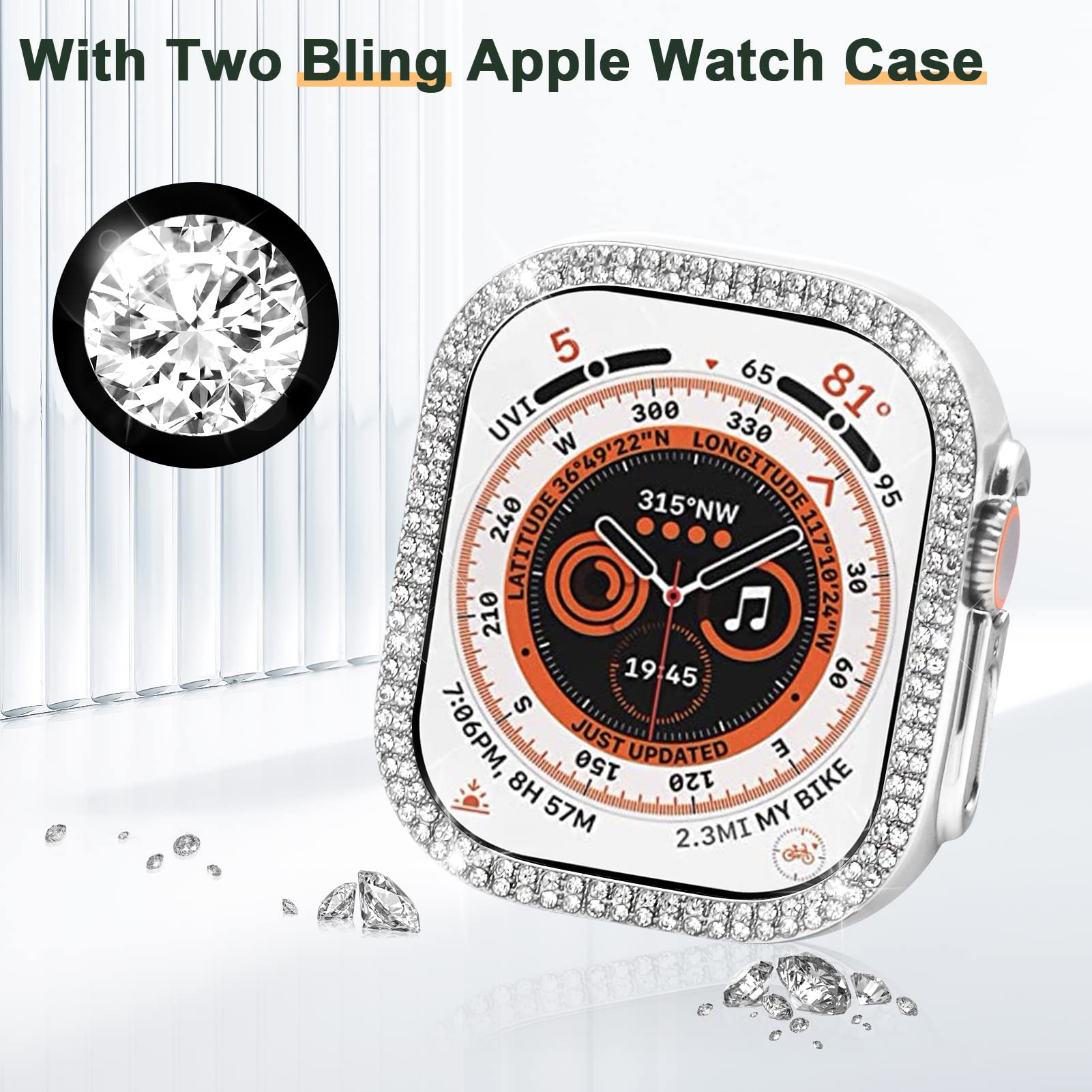 Foto 5 pulgar | Correa de Reloj Mosonio Compatible con Apple Ultra de 49 mm con Funda - Venta Internacional