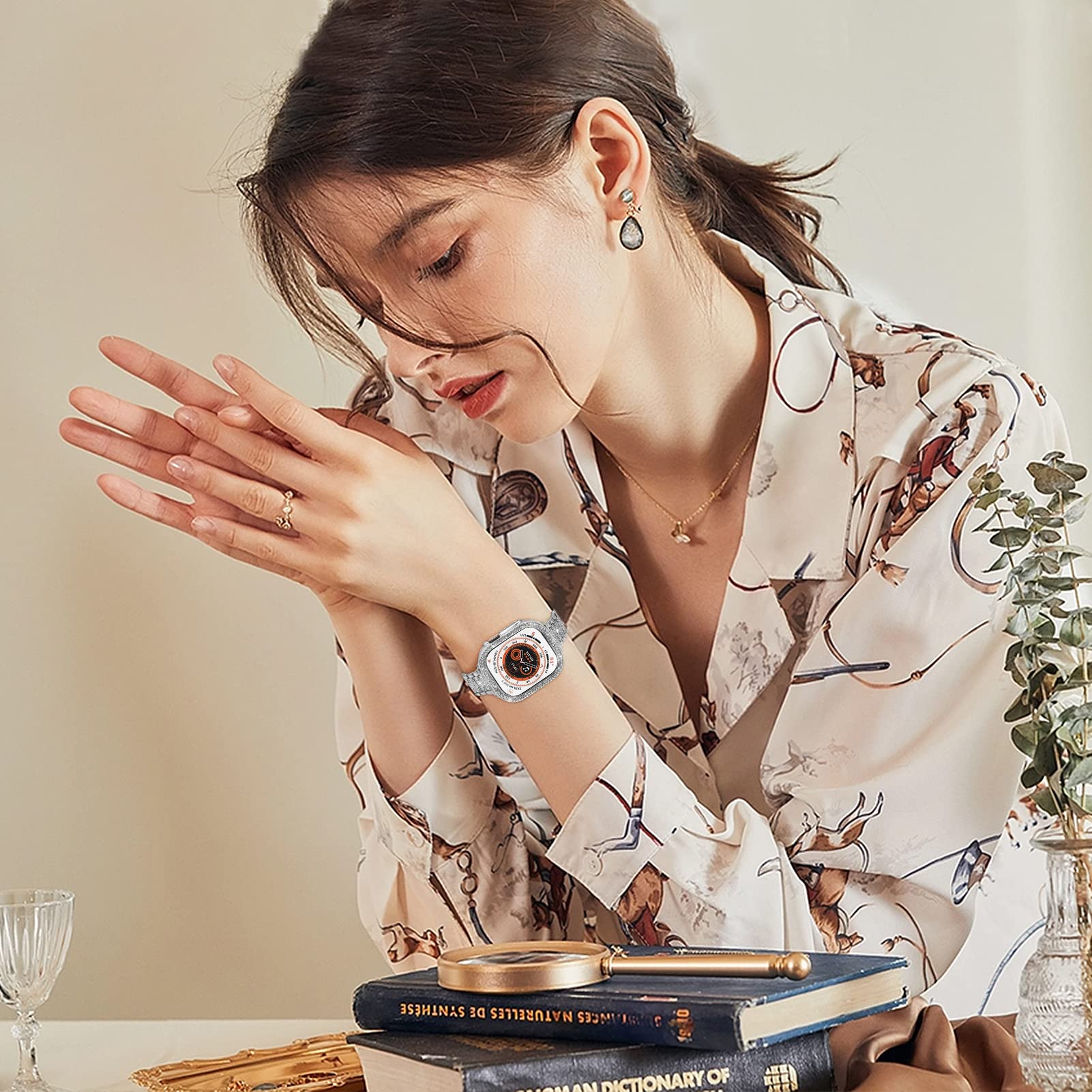 Foto 7 pulgar | Correa de Reloj Mosonio Compatible con Apple Ultra de 49 mm con Funda - Venta Internacional