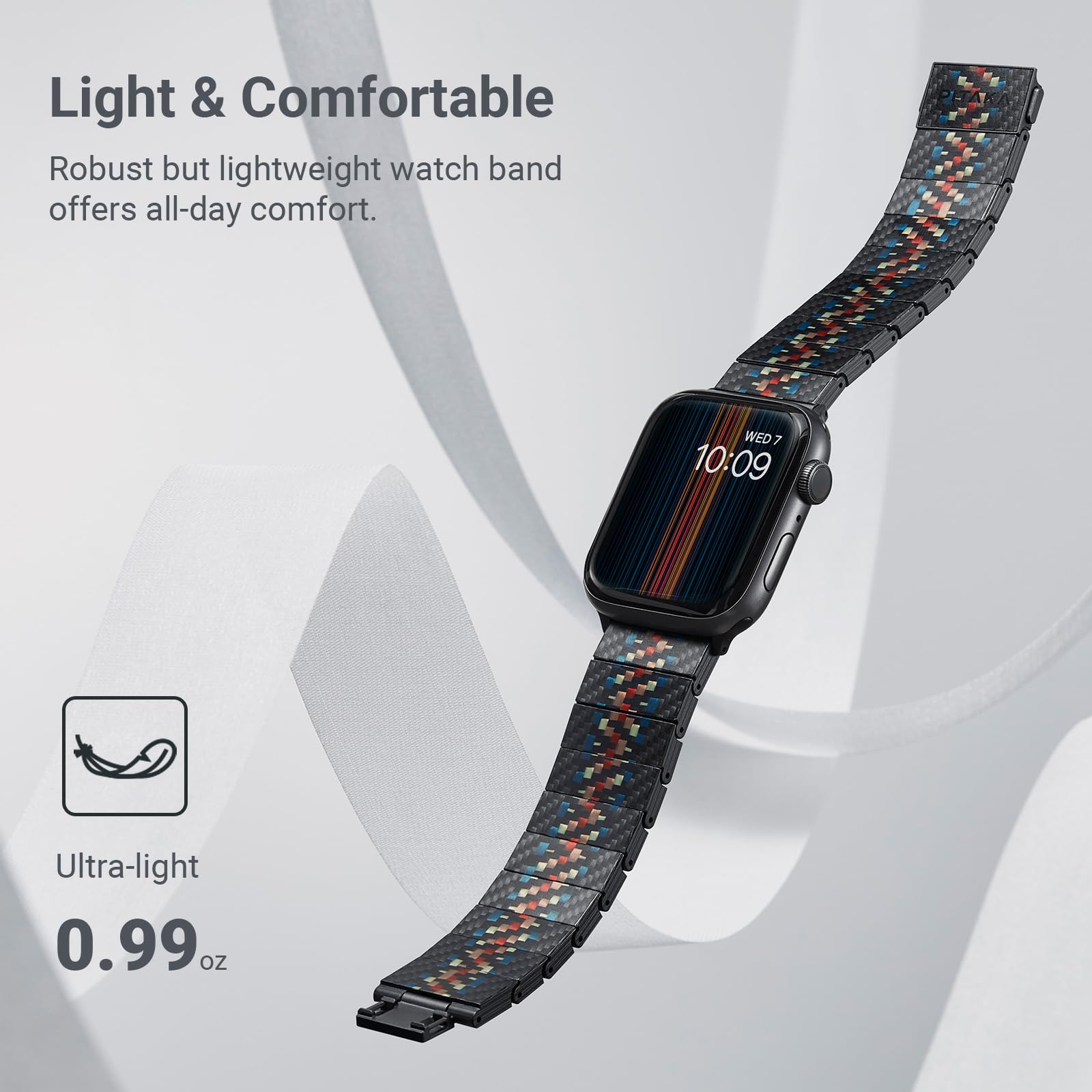 Foto 4 pulgar | Correa de Reloj Pitaka para Apple Watch - Venta Internacional