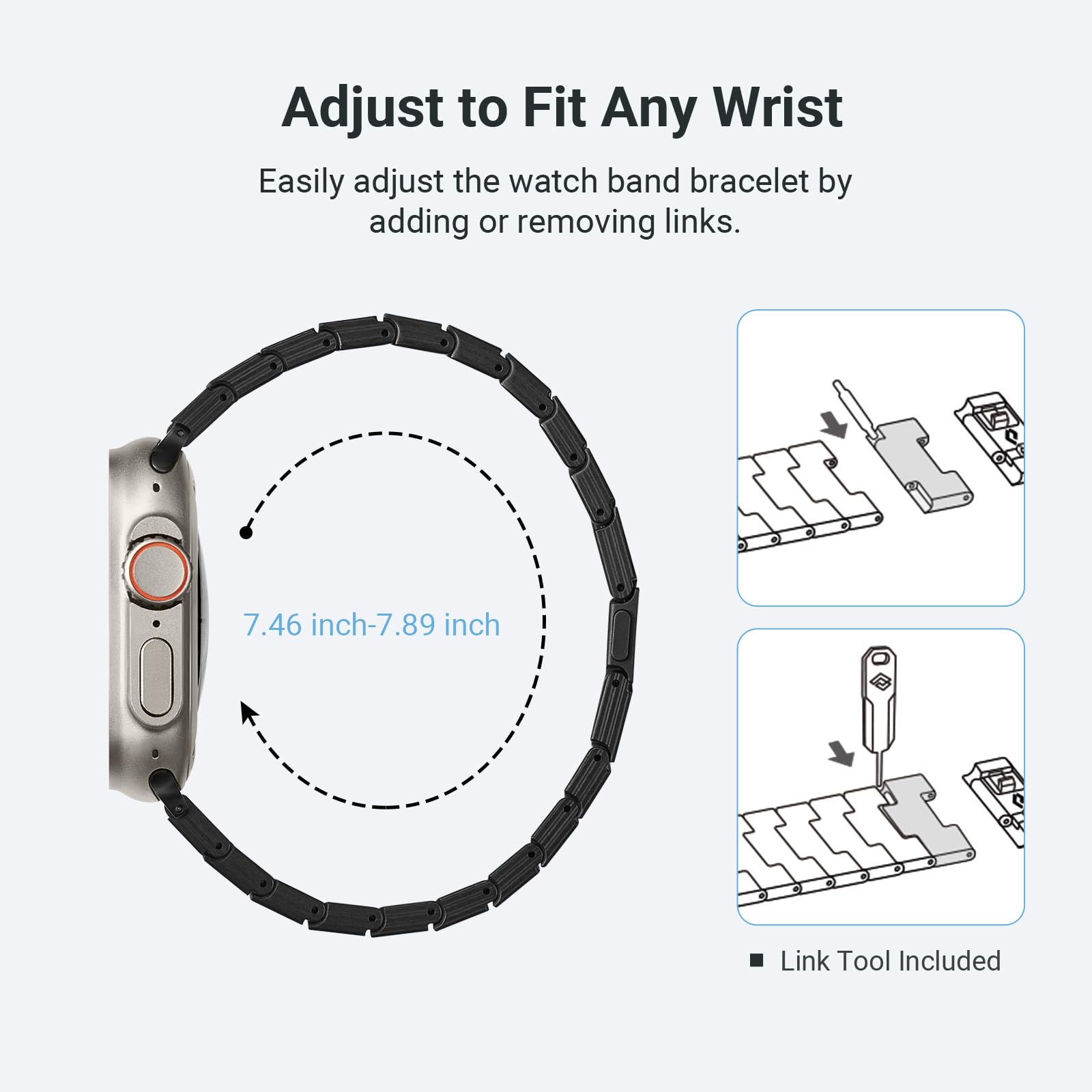 Foto 6 pulgar | Correa de Reloj Pitaka para Apple Watch - Venta Internacional