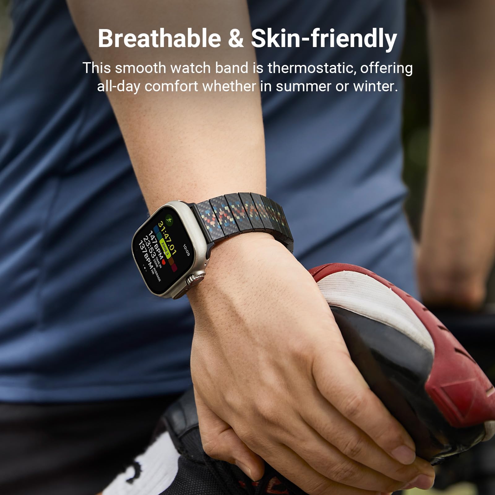 Foto 6 | Correa de Reloj Pitaka para Apple Watch - Venta Internacional