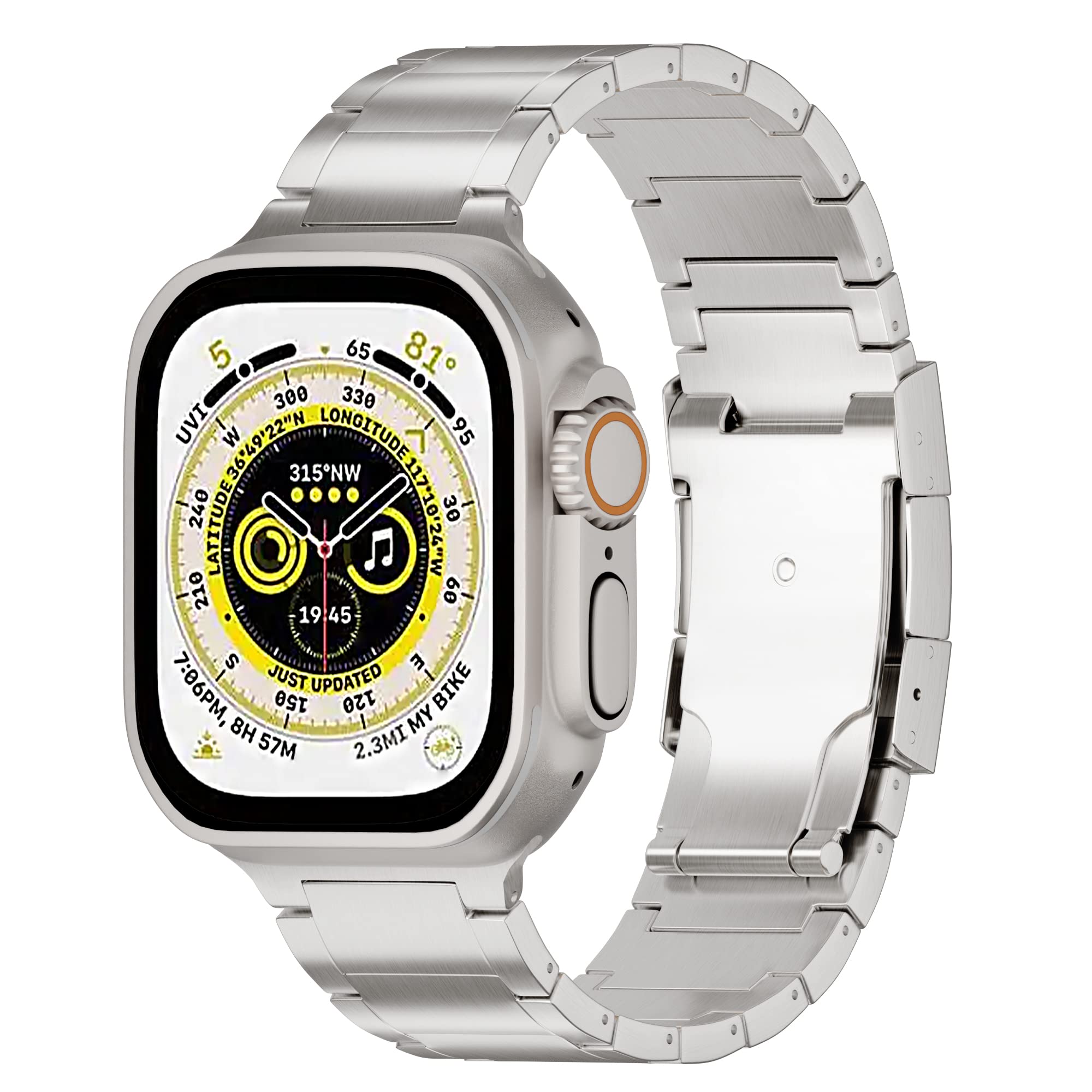 Correa de Reloj Ultra 2 de Metal Titanio para Apple Watch 45/44 mm - Venta Internacional