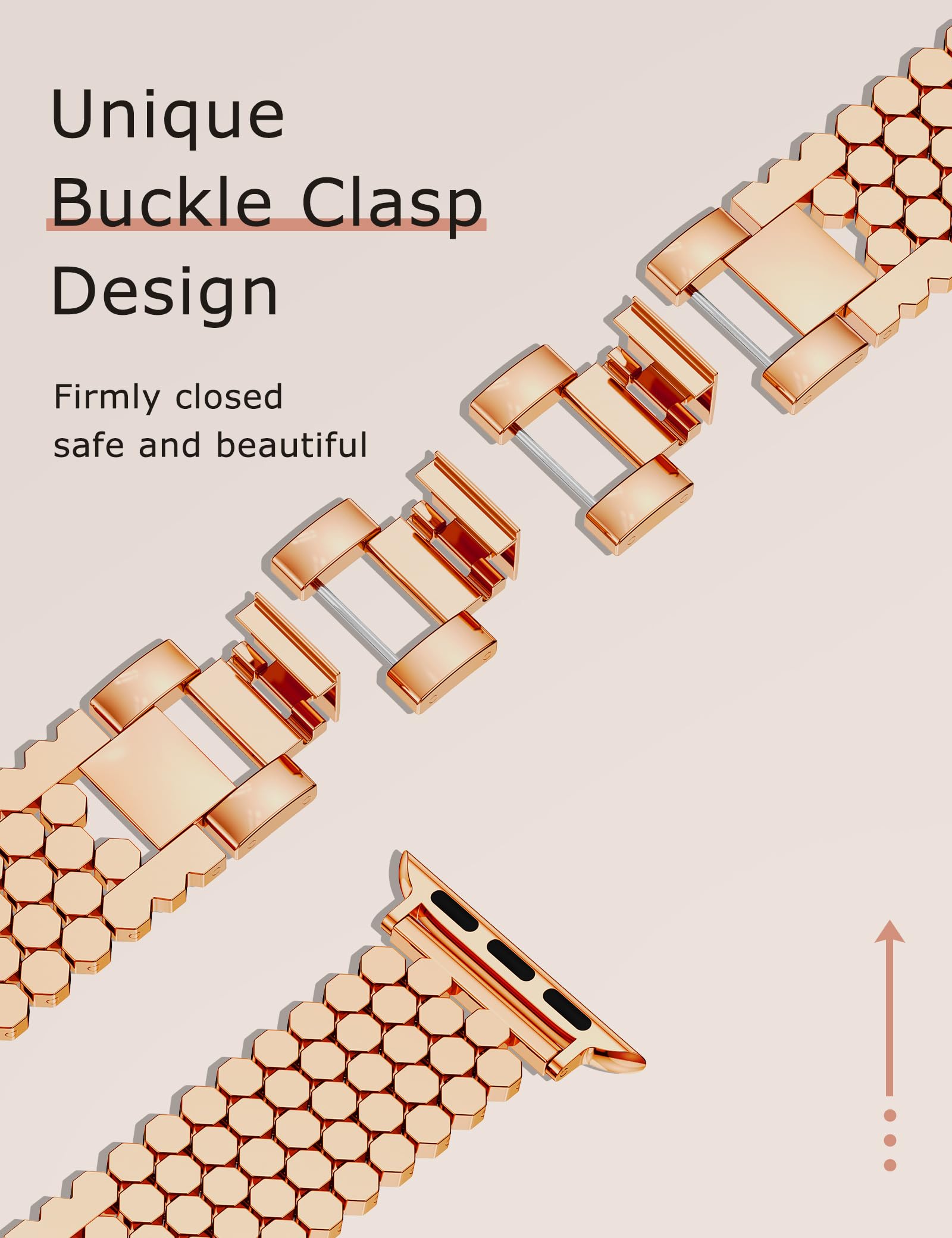 Foto 4 pulgar | Correa de Reloj Minyee para Apple Watch - Venta Internacional