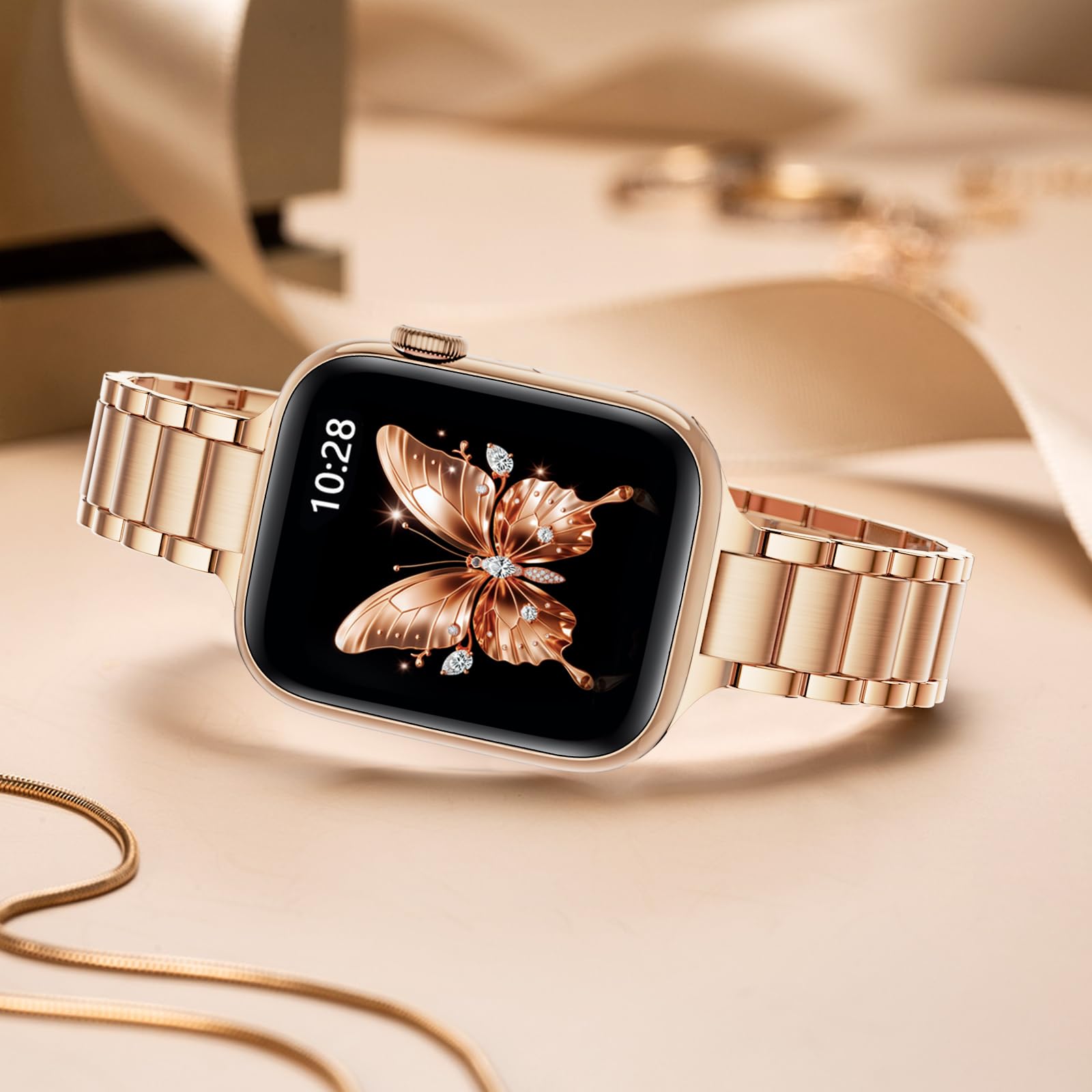 Foto 3 pulgar | Correa de Reloj Wfeagl de Metal para Apple Watch - Venta Internacional
