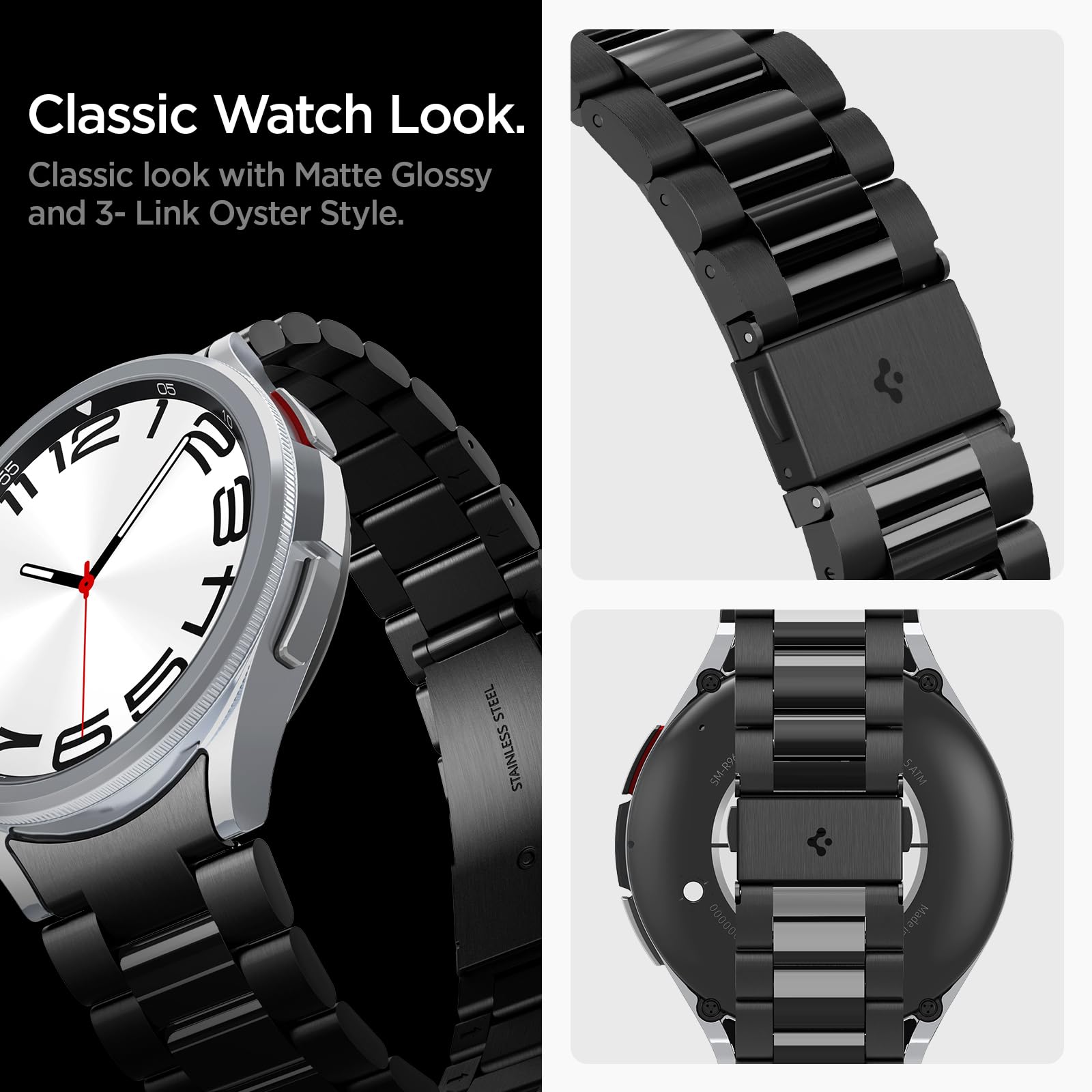 Foto 6 pulgar | Correa Spigen Modern Fit 316l para Samsung Galaxy Watch 6 Classic - Venta Internacional