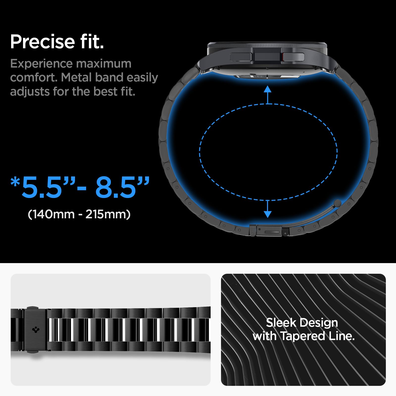 Foto 7 pulgar | Correa Spigen Modern Fit 316l para Samsung Galaxy Watch 6 Classic - Venta Internacional