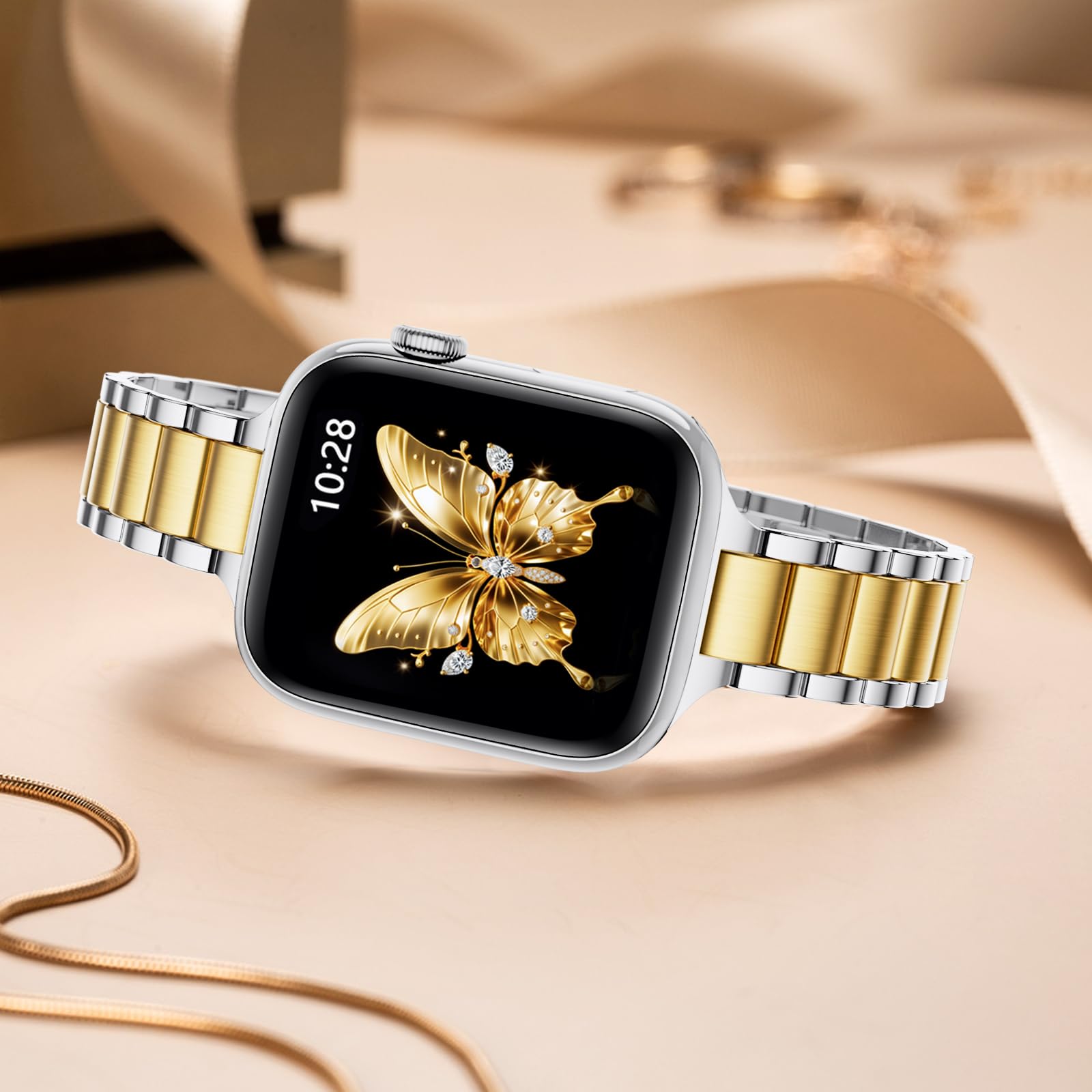 Foto 3 pulgar | Correa Wfeagl de Metal para Apple Watch - Venta Internacional