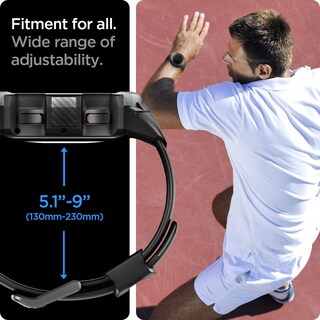 Foto 2 | Correa para Galaxy Watch 4 Classic Spigen Rugged Armor Pro 46 Mm - Venta Internacional