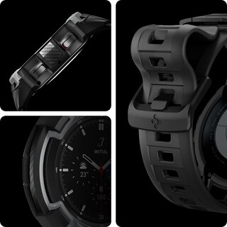 Foto 3 | Correa para Galaxy Watch 4 Classic Spigen Rugged Armor Pro 46 Mm - Venta Internacional
