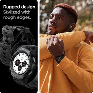 Foto 5 | Correa para Galaxy Watch 4 Classic Spigen Rugged Armor Pro 46 Mm - Venta Internacional