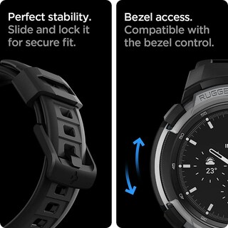 Foto 7 | Correa para Galaxy Watch 4 Classic Spigen Rugged Armor Pro 46 Mm - Venta Internacional