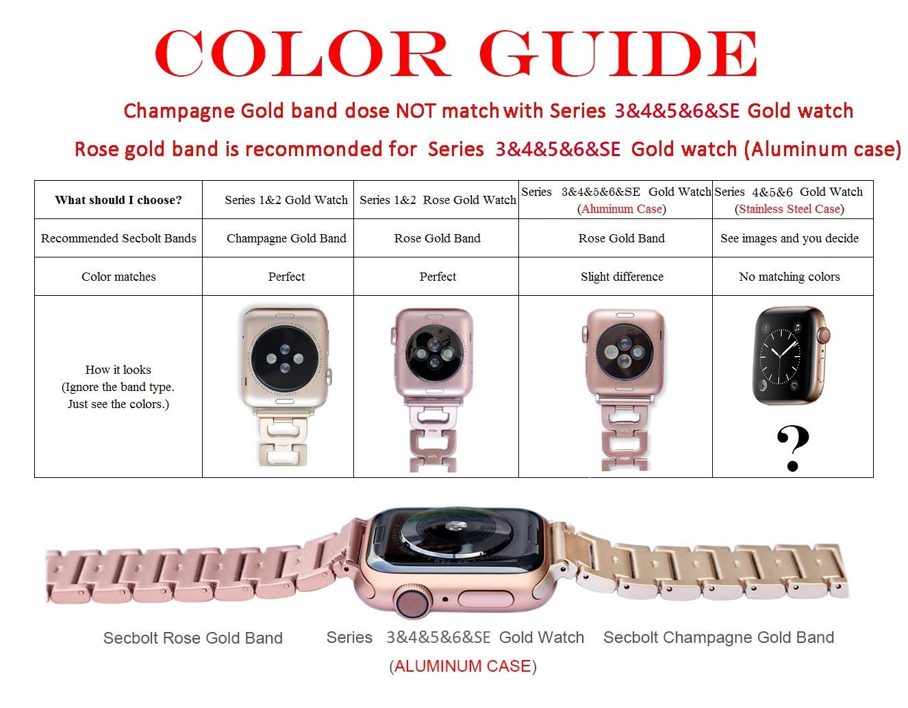 Foto 7 pulgar | Correa de Reloj Secbolt Bling para Apple - Venta Internacional