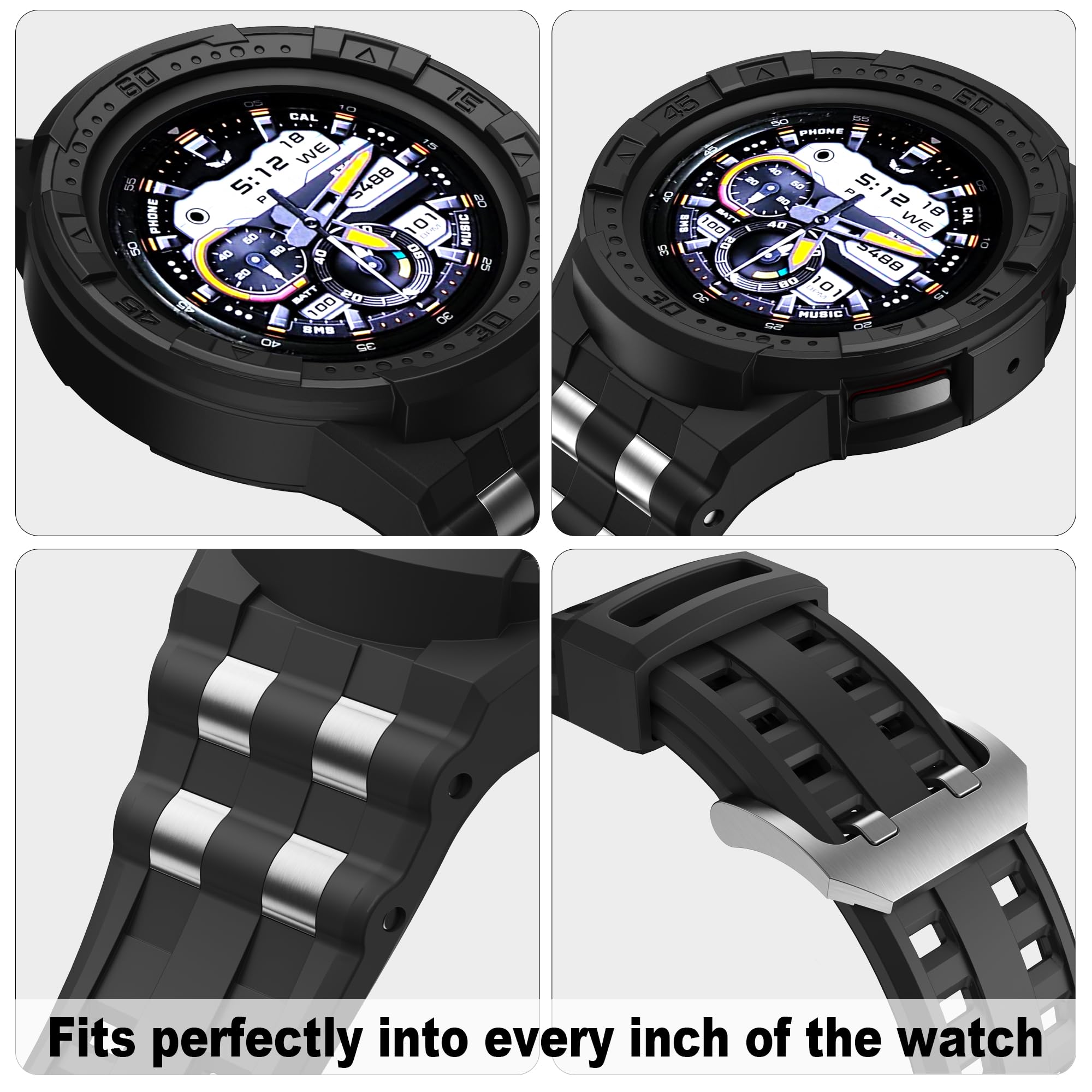 Foto 6 pulgar | Funda con Correa Deportiva T-engine para Samsung Galaxy Watch 5 Pro - Venta Internacional