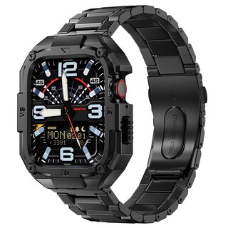 Foto 1 | Correa de Reloj Mofree de Acero Inoxidable con Funda Apple 46 mm Series 10 - Venta Internacional