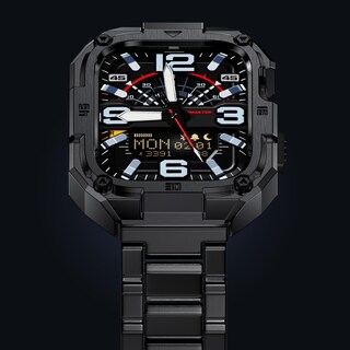 Foto 2 | Correa de Reloj Mofree de Acero Inoxidable con Funda Apple 46 mm Series 10 - Venta Internacional