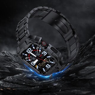 Foto 5 | Correa de Reloj Mofree de Acero Inoxidable con Funda Apple 46 mm Series 10 - Venta Internacional