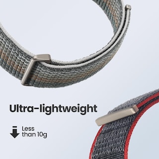Foto 2 | Correa de Repuesto para Reloj Inteligente Amazfit 22 mm Nailon Gris - Venta Internacional