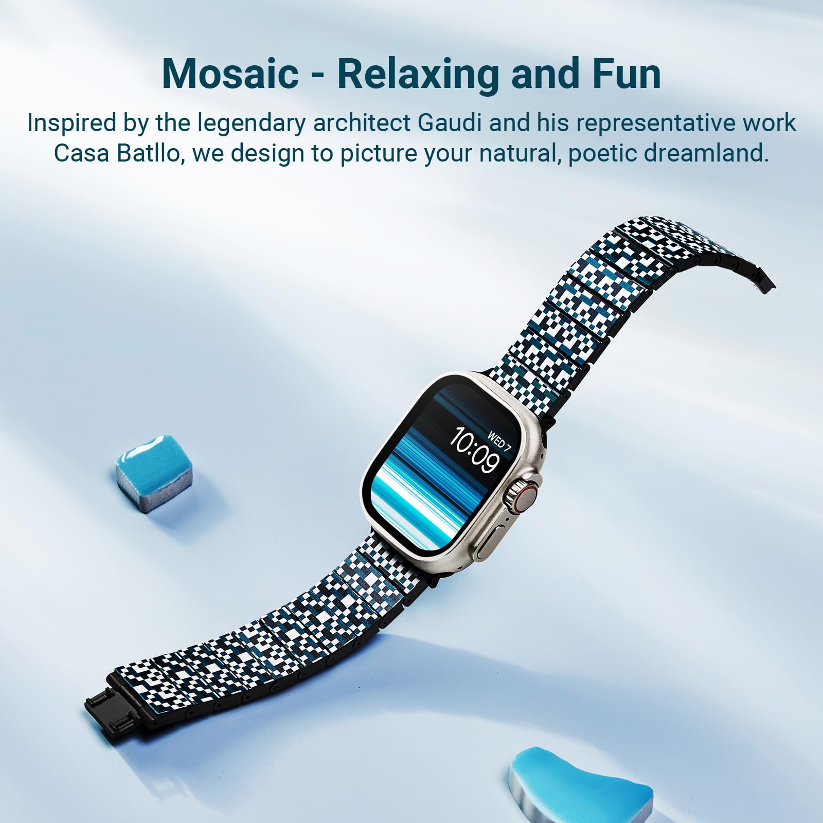 Foto 3 pulgar | Correa Pitaka para Apple Watch-Venta Internacional