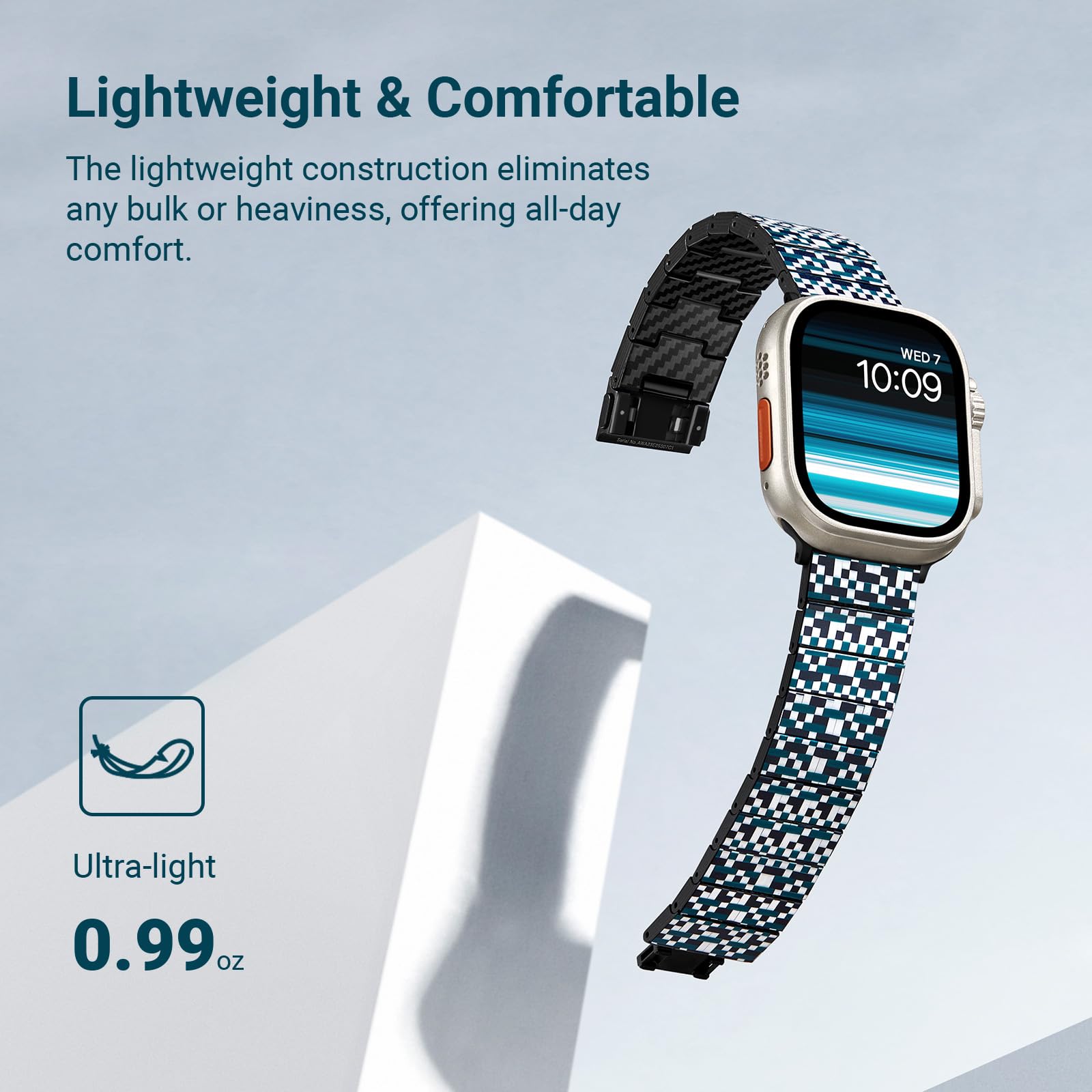 Foto 5 pulgar | Correa Pitaka para Apple Watch-Venta Internacional