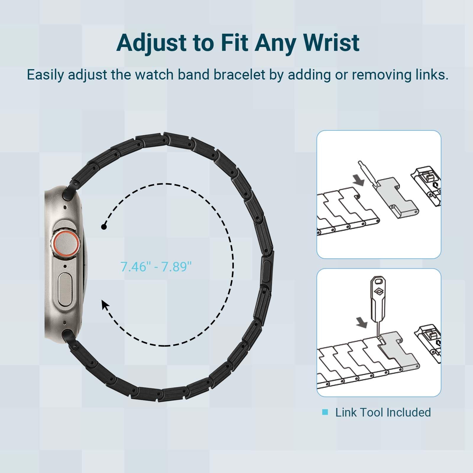 Foto 8 pulgar | Correa Pitaka para Apple Watch-Venta Internacional