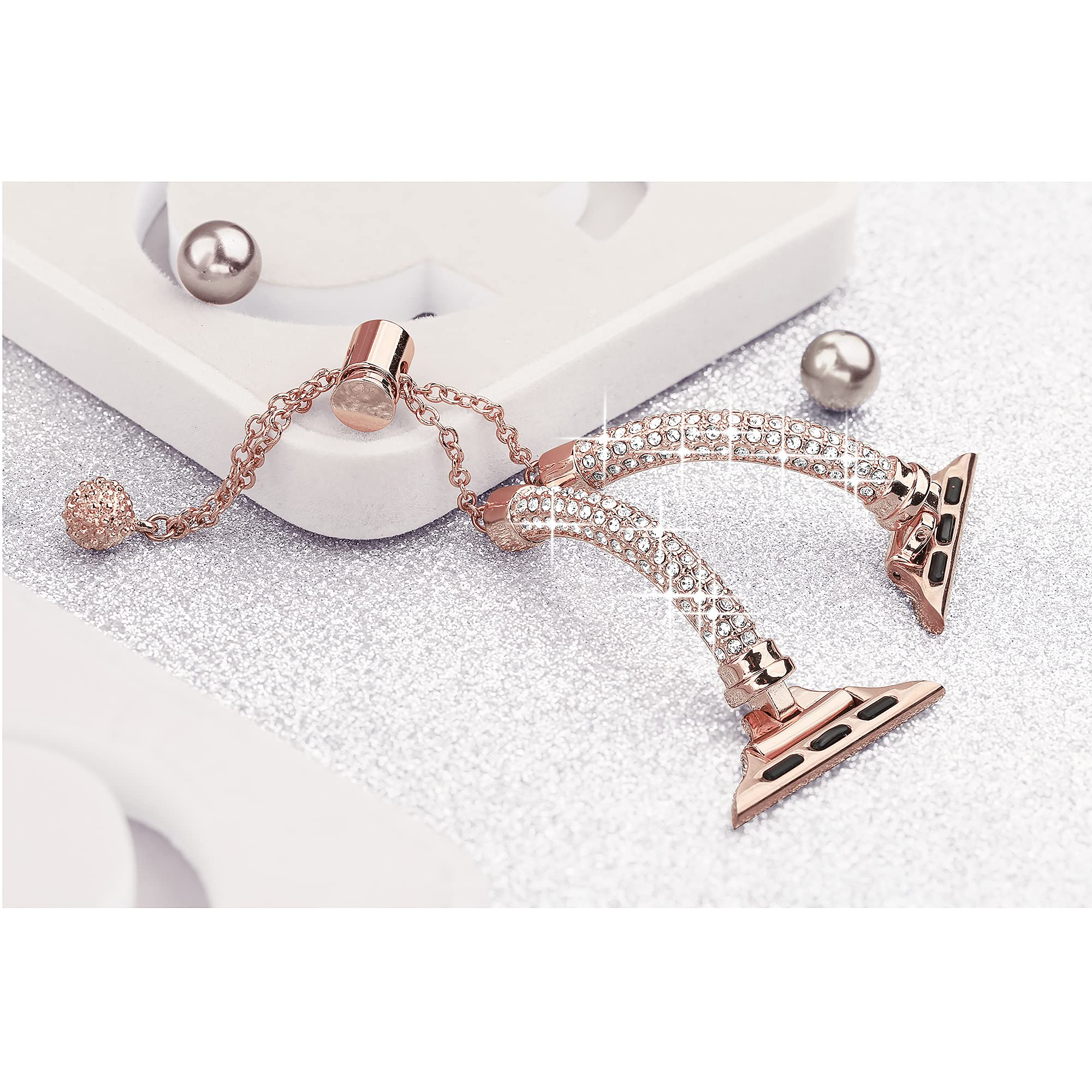 Foto 6 pulgar | Pulsera Metálica Secbolt Bling para Apple Watch - Venta Internacional
