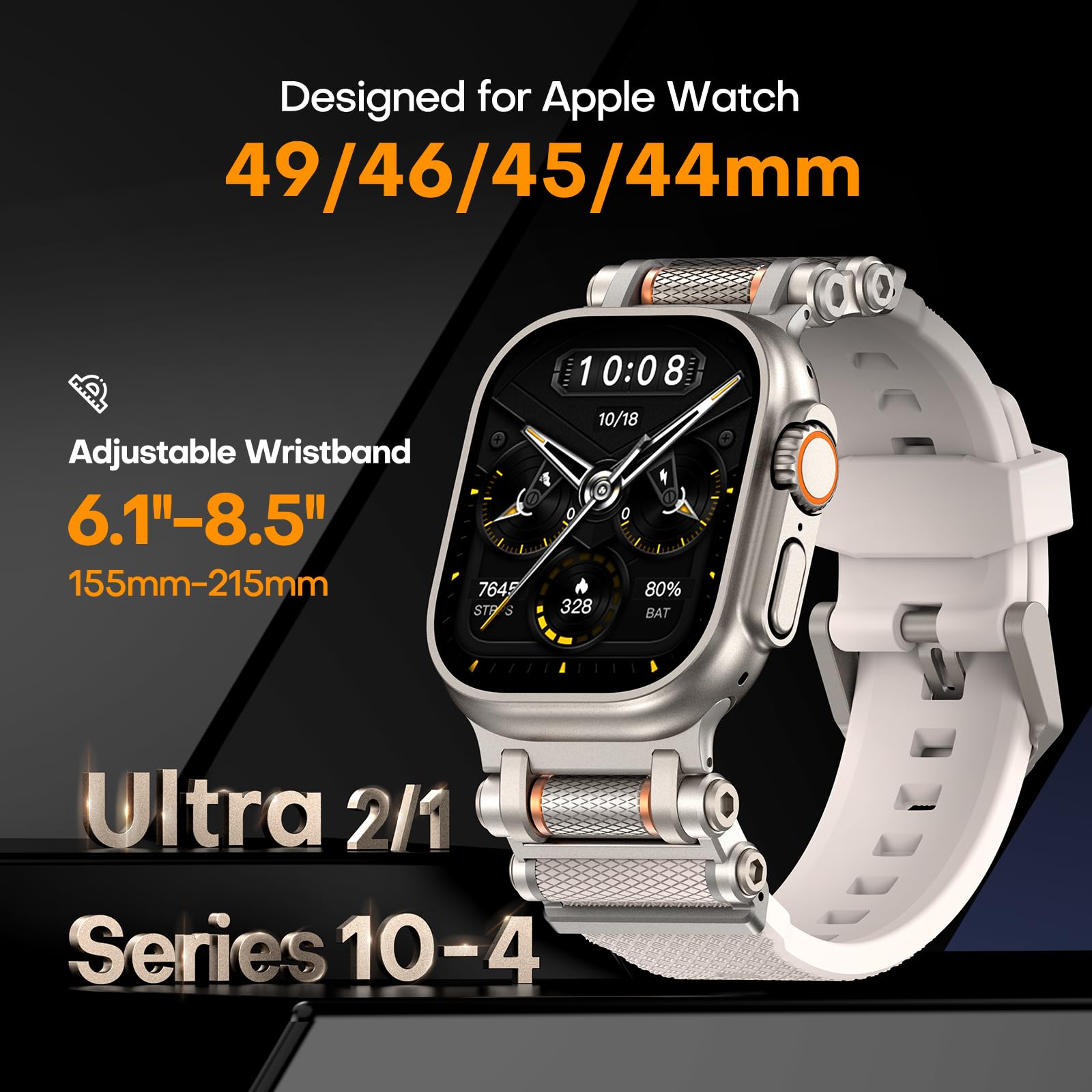Foto 3 pulgar | Correa de Reloj Tauri Diseñada para Apple Watch Ultra 2/49 mm - Venta Internacional