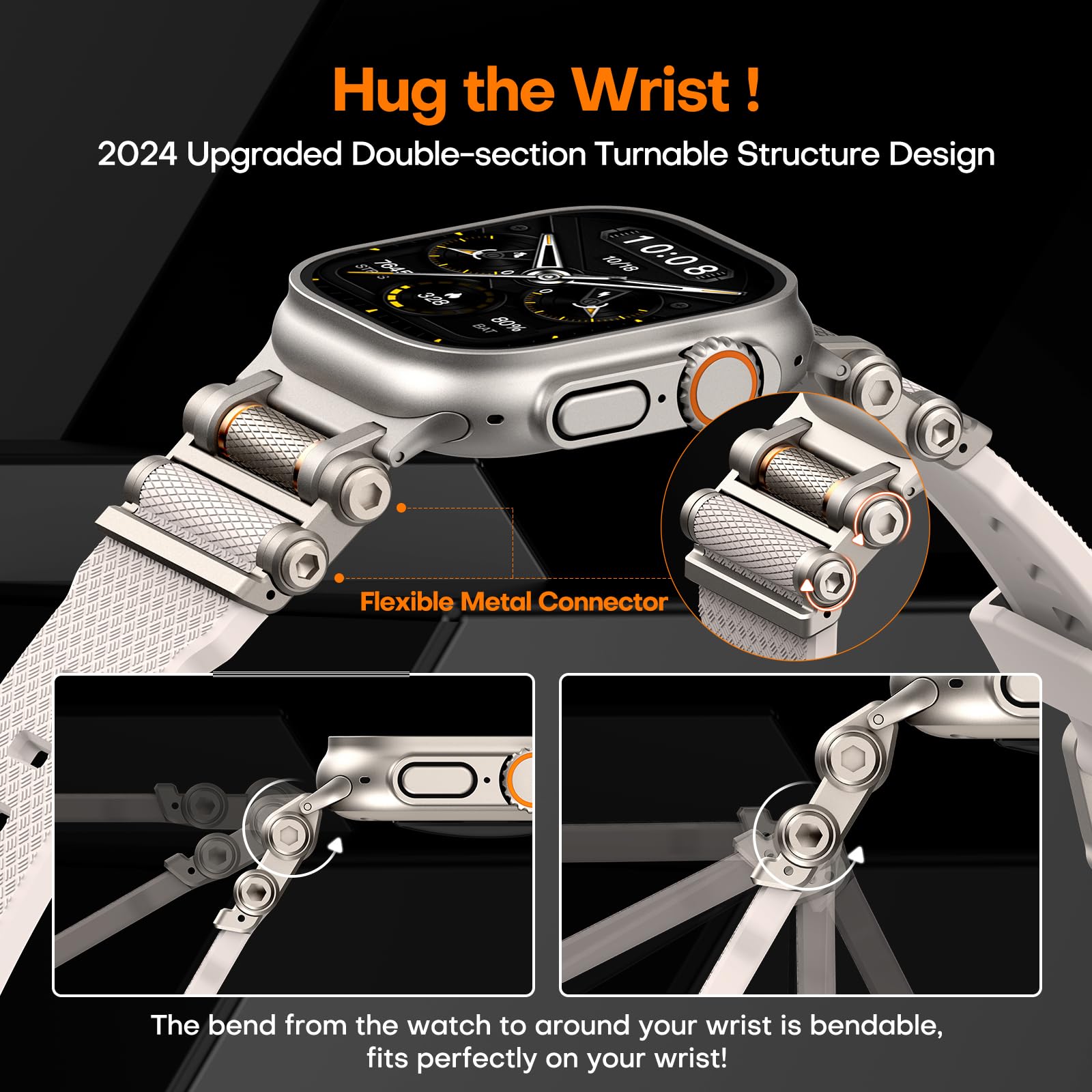 Foto 5 pulgar | Correa de Reloj Tauri Diseñada para Apple Watch Ultra 2/49 mm - Venta Internacional