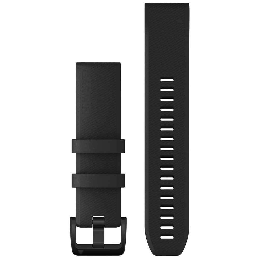 Correa de Reloj Garmin Quickfit 22 Negra con Acero Inoxidable Negro - Venta Internacional