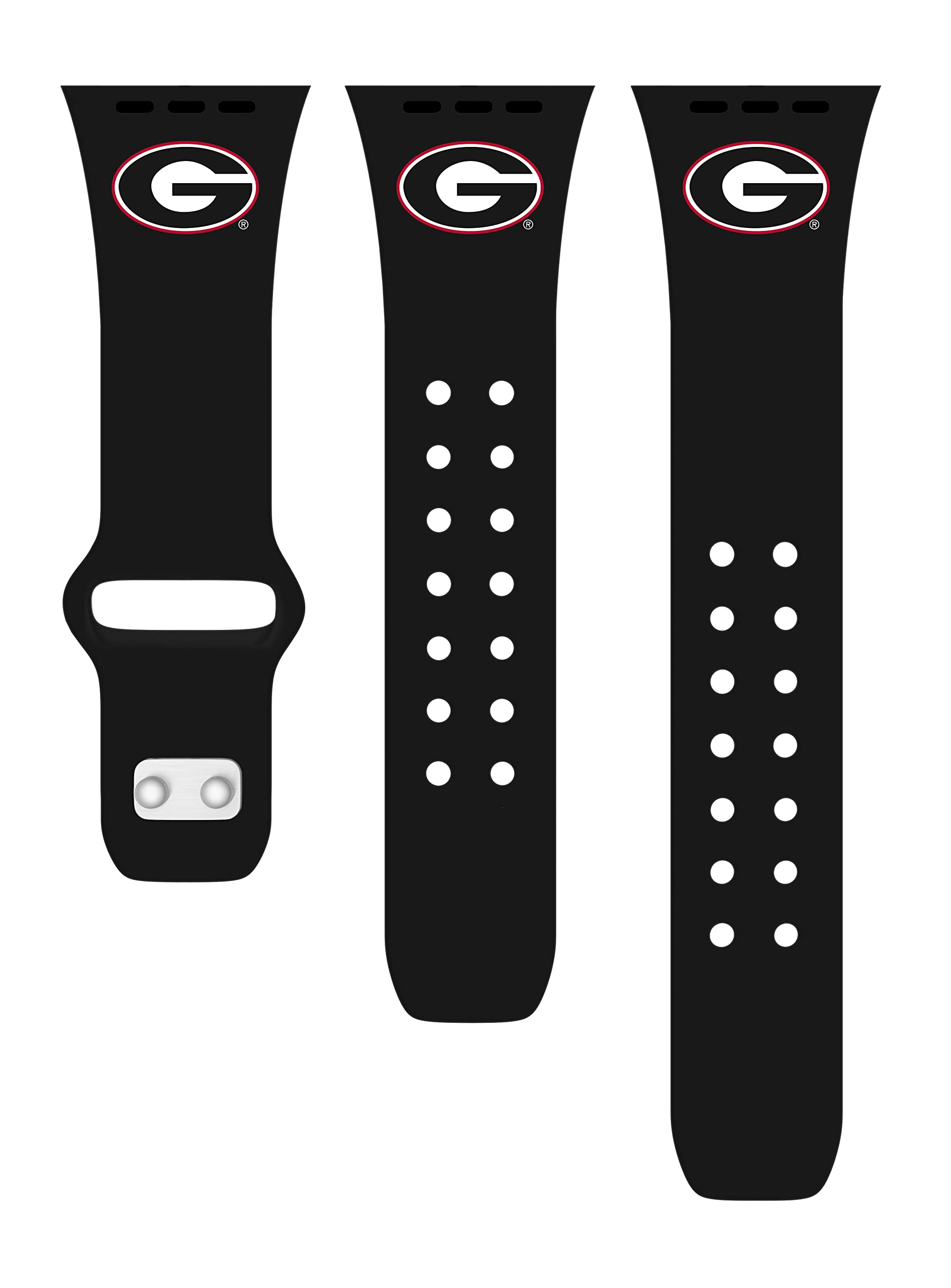 Foto 4 | Correa Deportiva de Silicona Affinity Bands Georgia Bulldogs para Apple Watch 42/44/45 mm - Venta Internacional