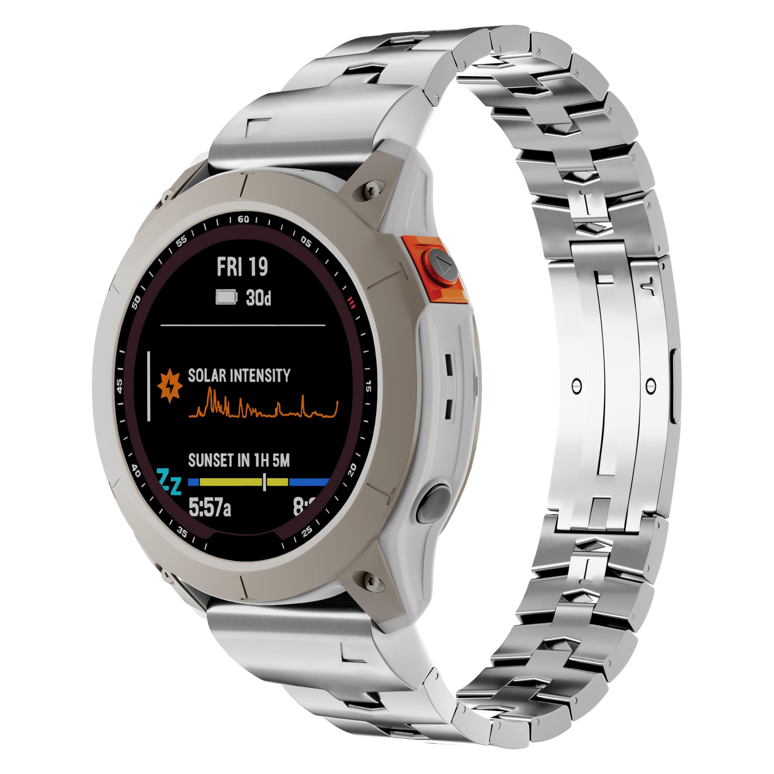Foto 2 pulgar | Correa de Reloj Ldfas Fenix 8/7x/6x 26 mm de Metal Titanio para Garmin - Venta Internacional