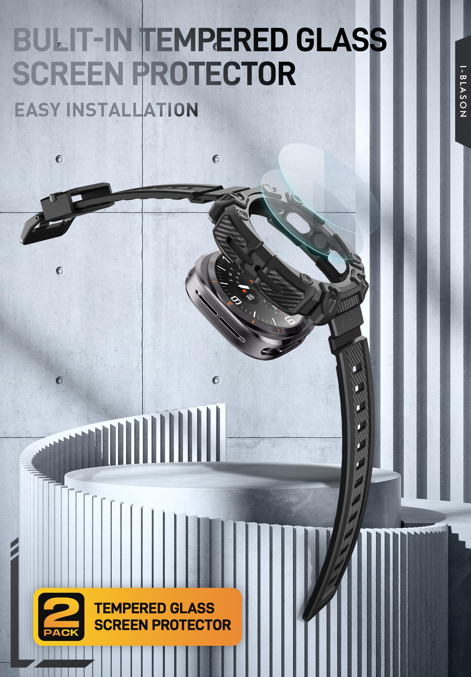 Foto 4 | Correa de Reloj I-blason para Samsung Galaxy Watch 7 Ultra 47 mm - Venta Internacional