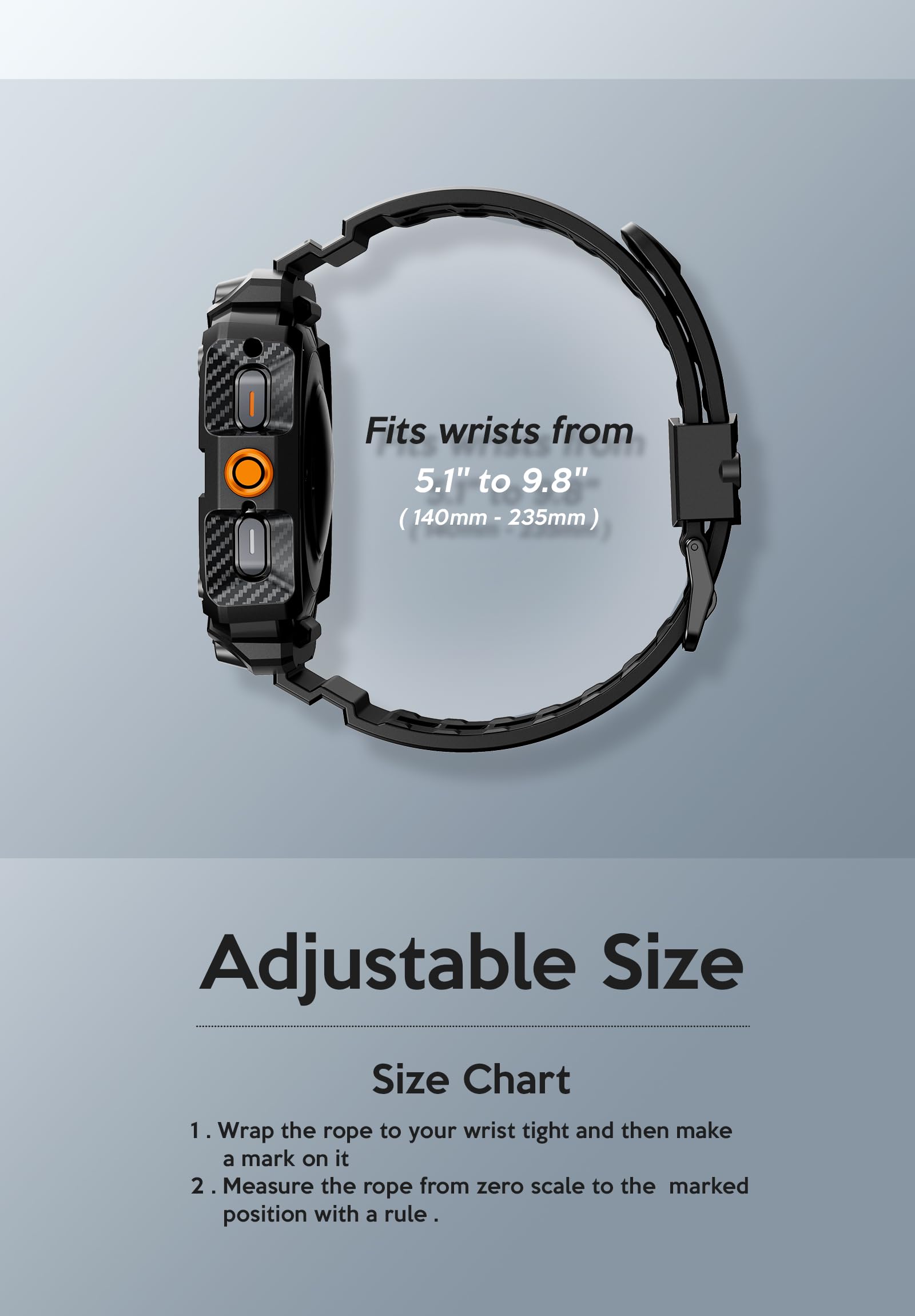 Foto 8 pulgar | Correa de Reloj I-blason para Samsung Galaxy Watch 7 Ultra 47 mm - Venta Internacional