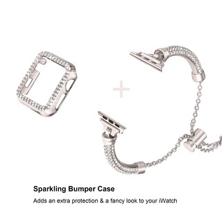 Foto 2 | Brazalete de Metal Secbolt Bling para Apple Watch - Venta Internacional