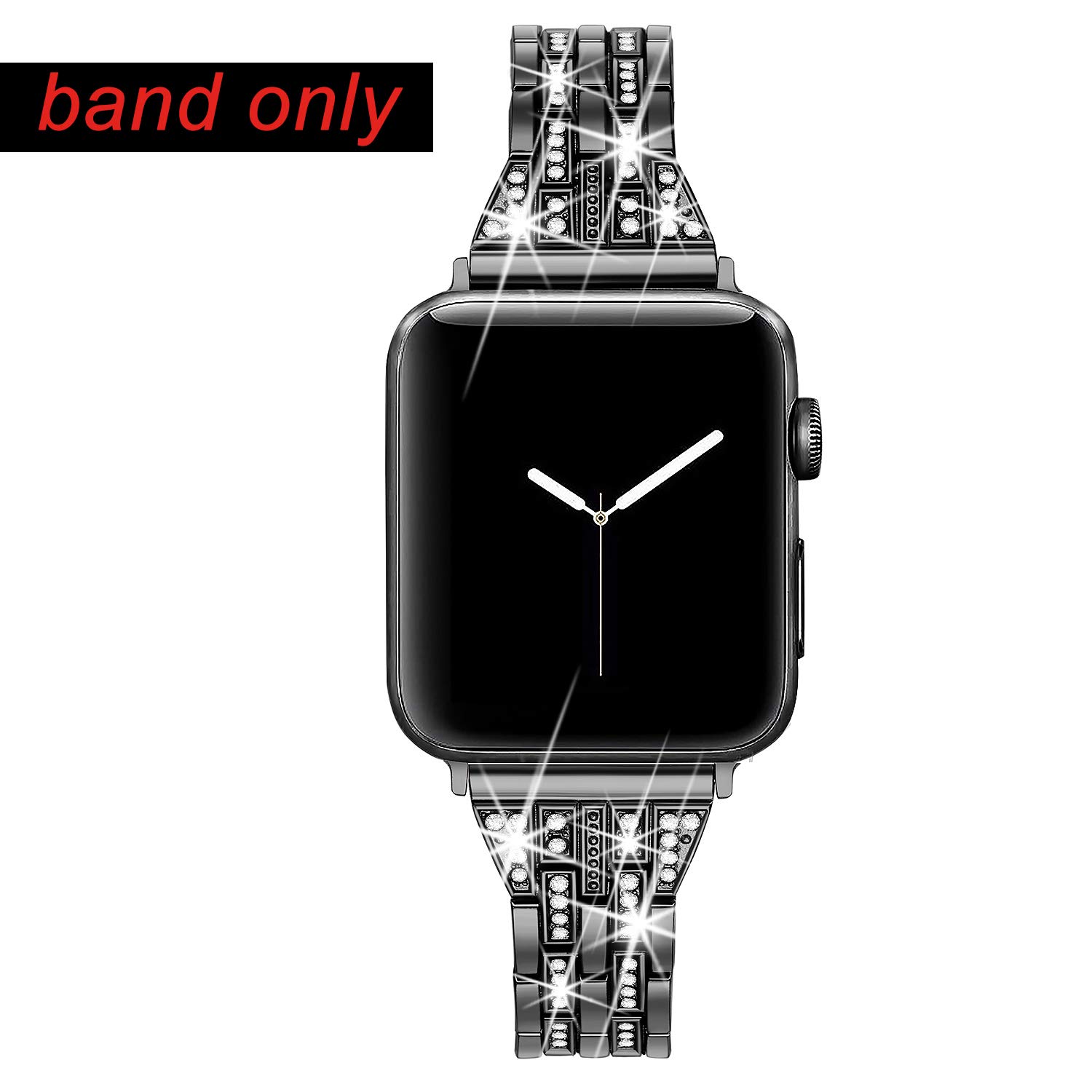 Foto 4 pulgar | Correa de Reloj Secbolt Bling Metal Compatible con Apple 42 mm a 49 mm - Venta Internacional