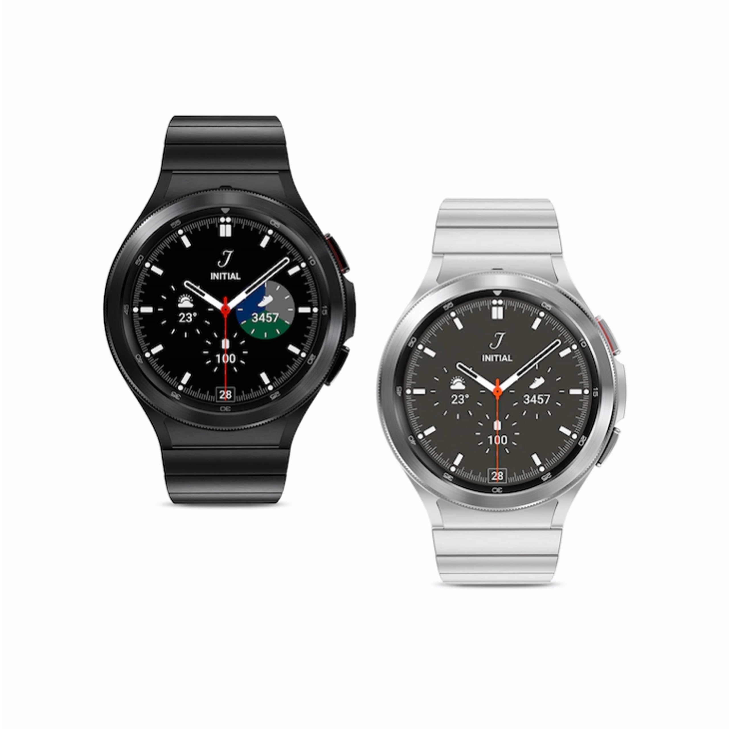 Foto 4 pulgar | Correa de Reloj Samsung Galaxy Watch4 Classic 46 mm Metálica Plateada - Venta Internacional