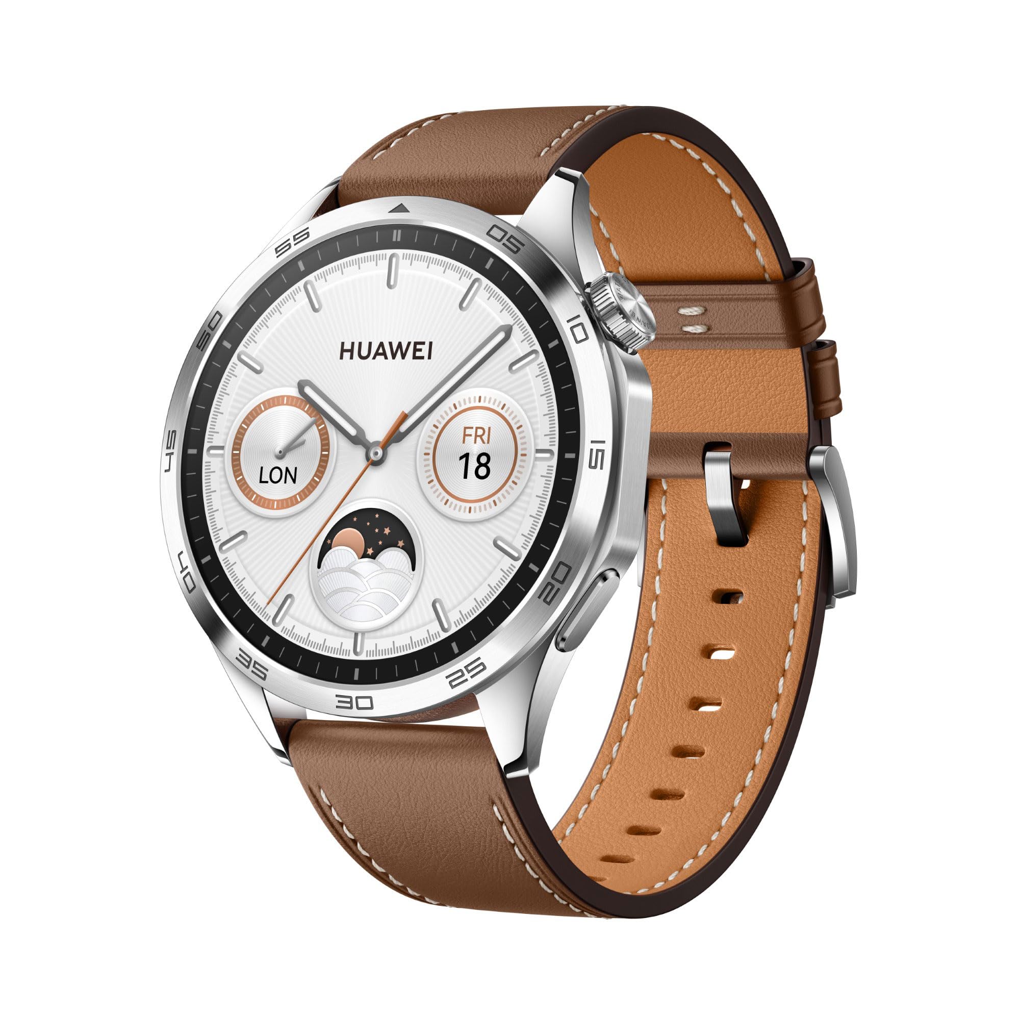 Reloj Huawei Watch Gt 4 B19l Bluetooth 46 Mm Amoled Marrón - Venta Internacional