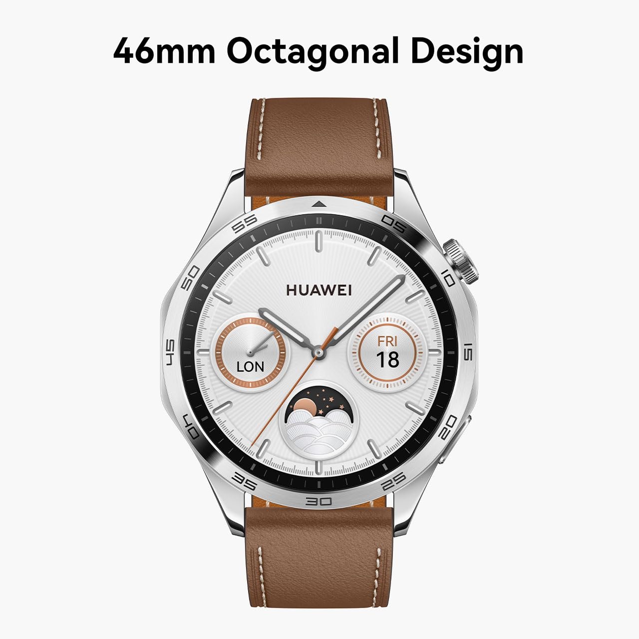 Foto 4 pulgar | Reloj Huawei Watch Gt 4 B19l Bluetooth 46 Mm Amoled Marrón - Venta Internacional