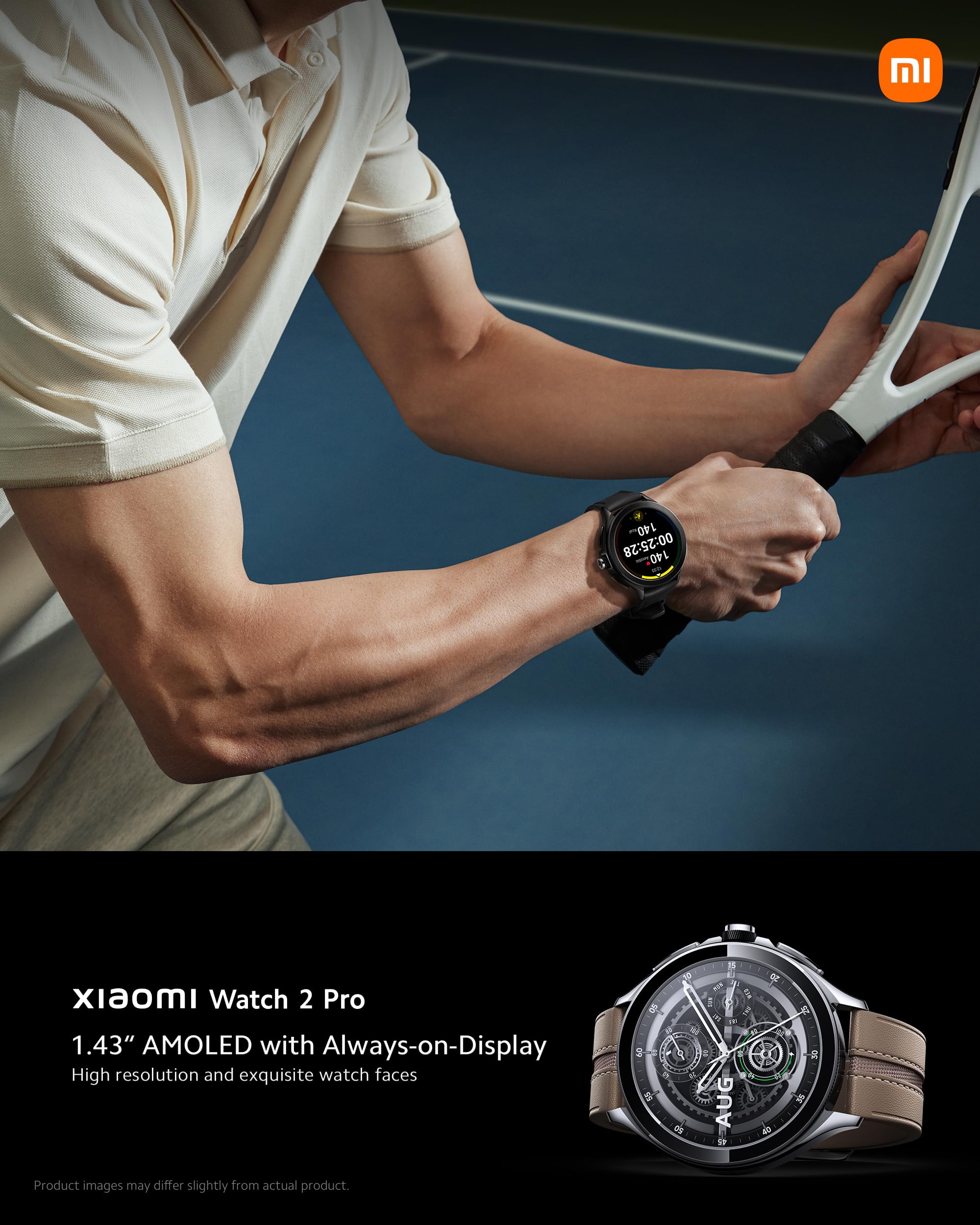 Foto 6 pulgar | Reloj Inteligente Xiaomi Watch 2 Pro Negro - Venta Internacional