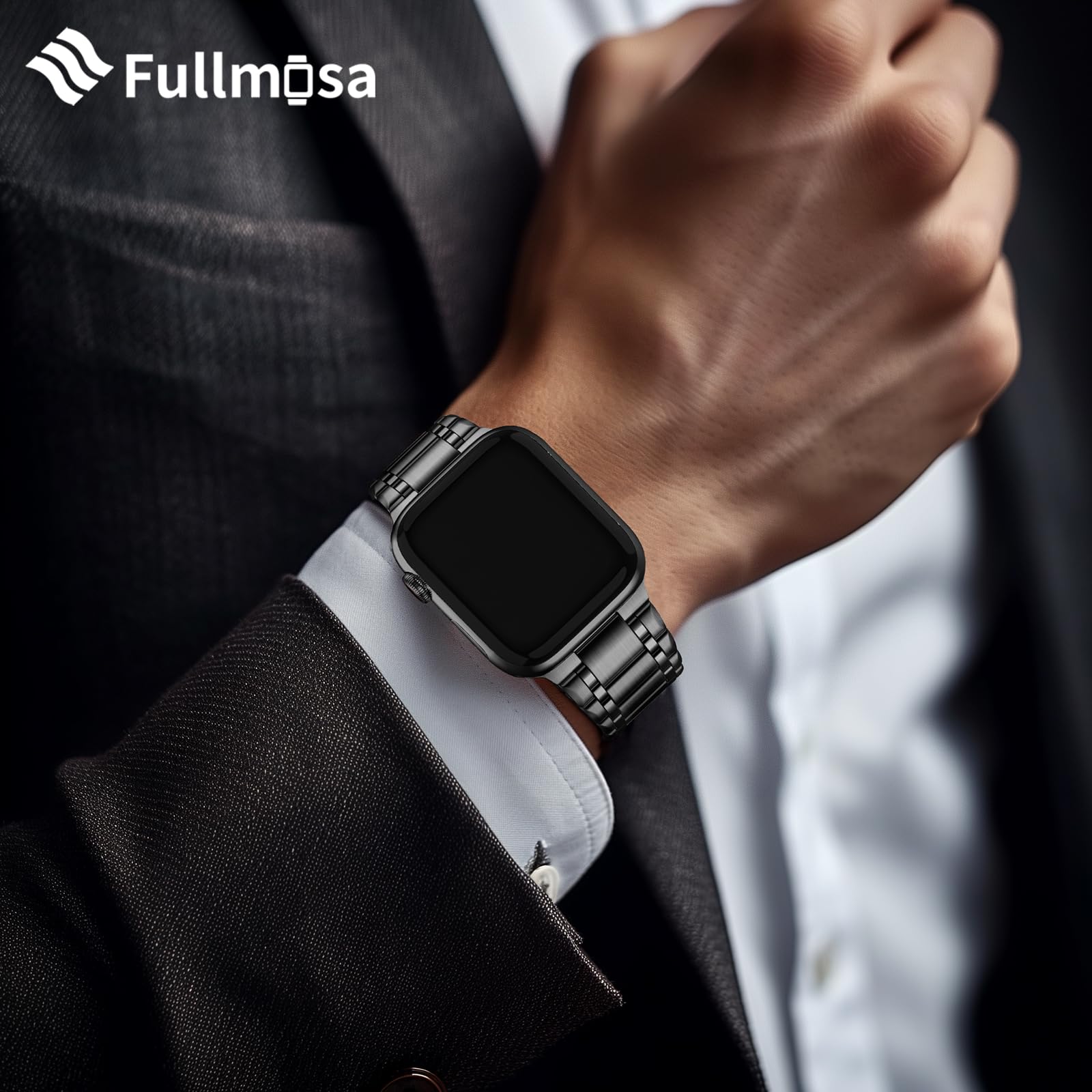 Foto 3 pulgar | Correa de Reloj Fullmosa de Acero Inoxidable Apple Watch 42 /44 mm - Venta Internacional
