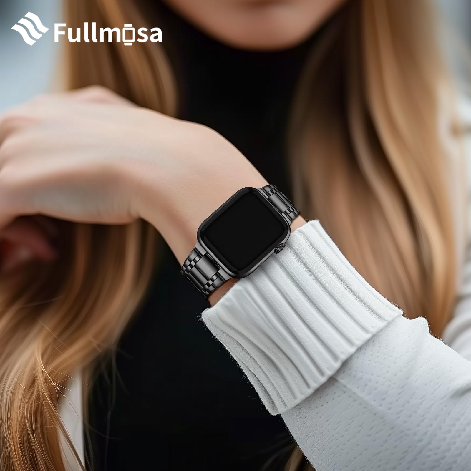 Foto 4 pulgar | Correa de Reloj Fullmosa de Acero Inoxidable Apple Watch 42 /44 mm - Venta Internacional