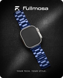 Foto 2 | Correa Fullmosa de Metal para Apple Watch 45 mm Azul para Series 9/8/7 - Venta Internacional