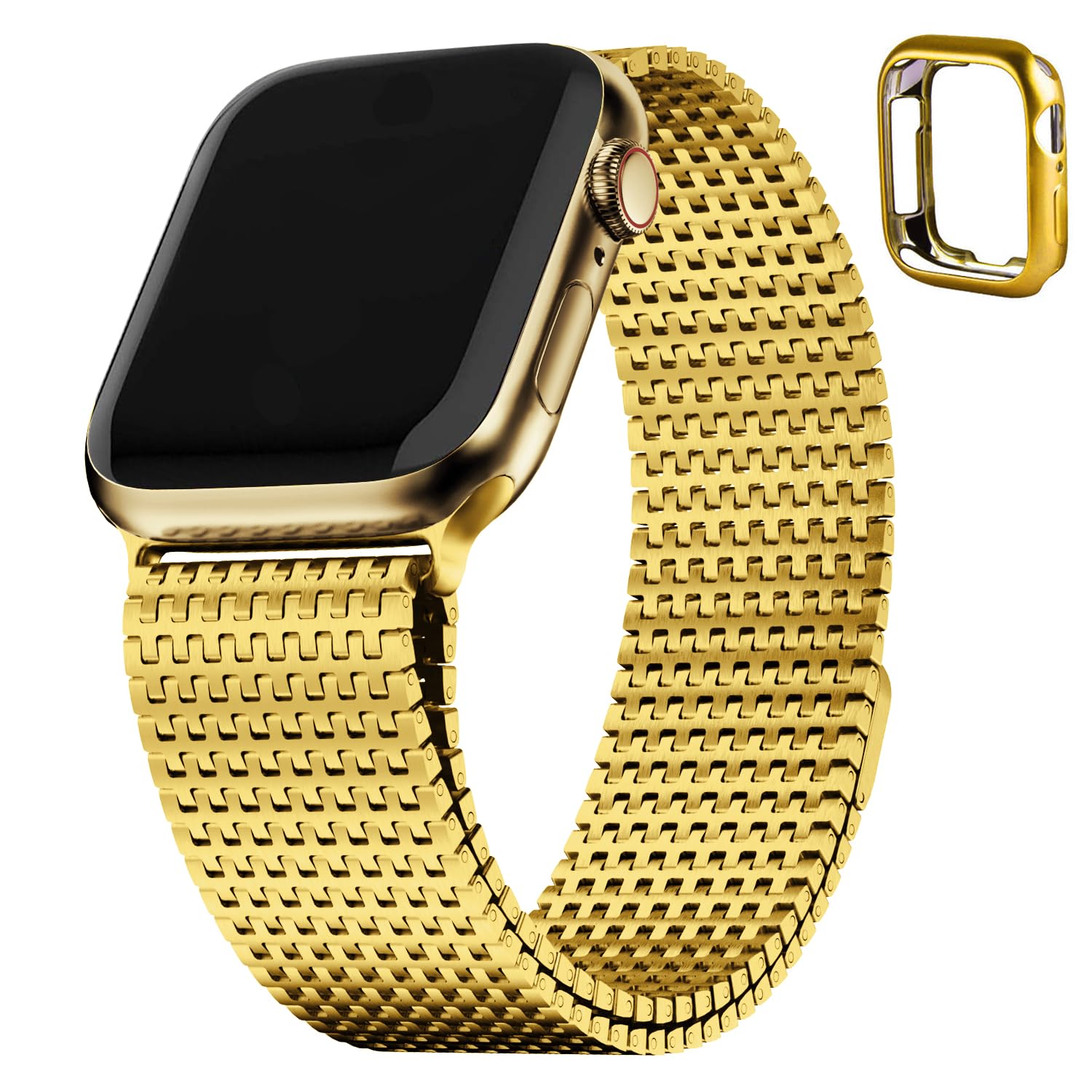 Foto 1 | Correa de Reloj Fullmosa Compatible con Apple de 41 Mm/40 Mm/38 Mm, Inoxidable - Venta Internacional