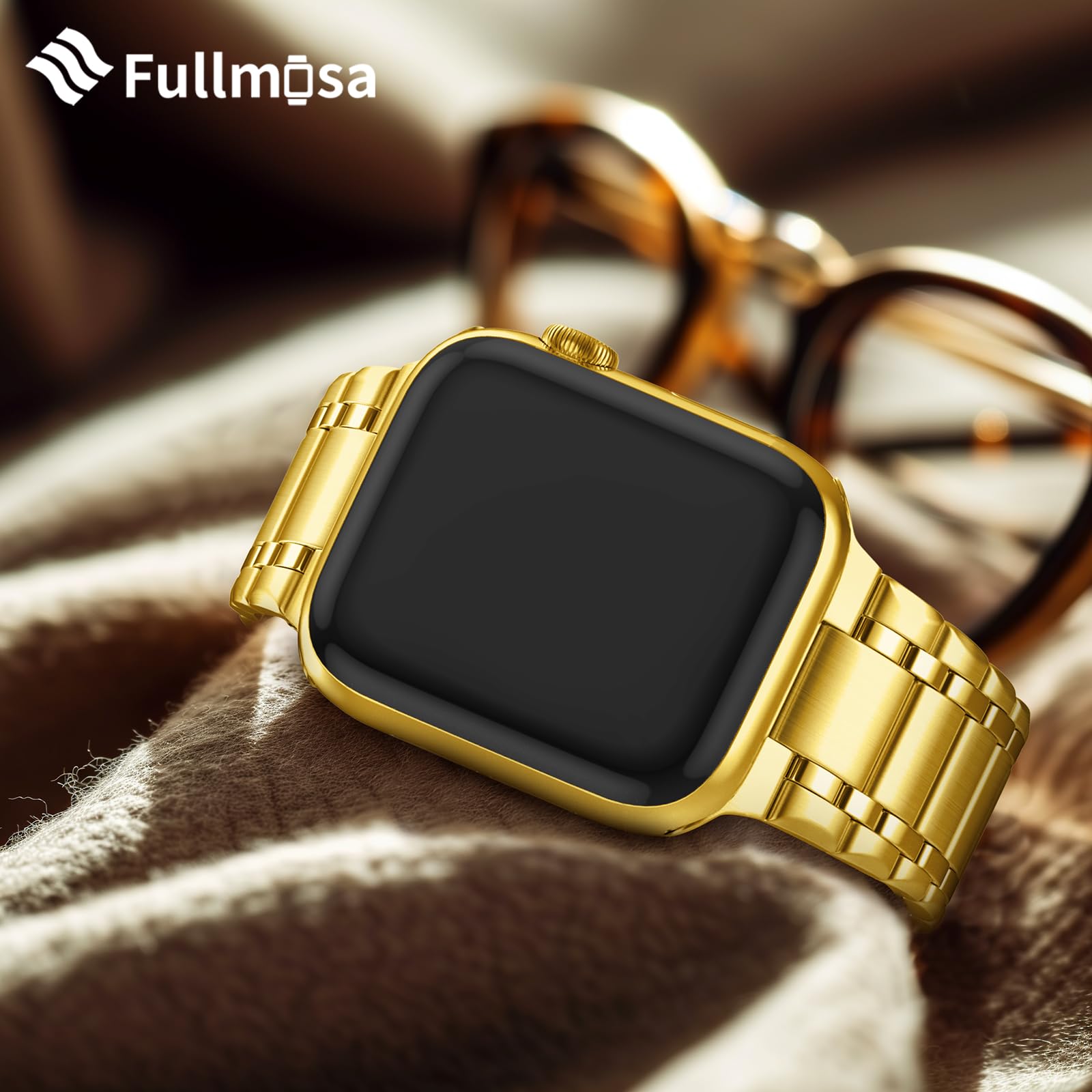 Foto 7 pulgar | Correa de Reloj Fullmosa de Acero Inoxidable Apple Watch 42 /44 mm - Venta Internacional