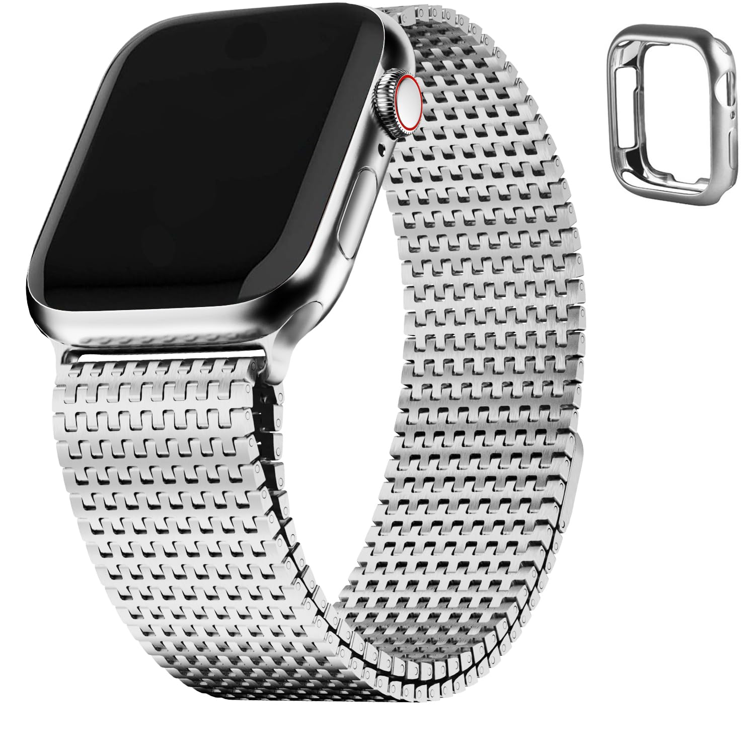 Foto 2 pulgar | Correa de Reloj Fullmosa Compatible con la Serie Apple De 45 Mm/44 Mm/42 Mm - Venta Internacional