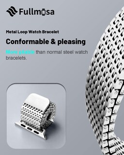 Foto 4 | Correa de Reloj Fullmosa Compatible con la Serie Apple De 45 Mm/44 Mm/42 Mm - Venta Internacional
