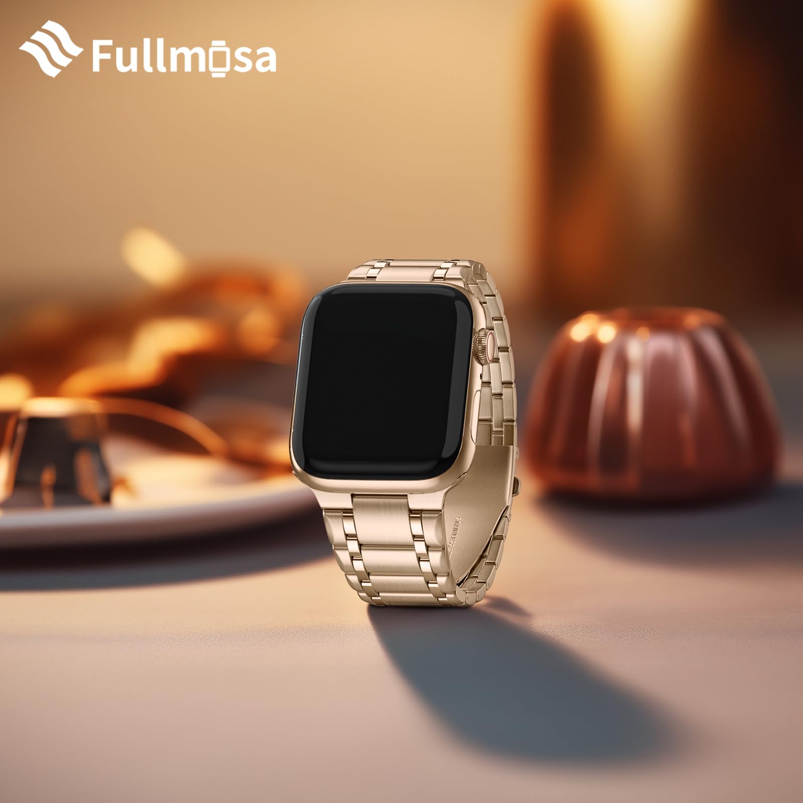 Foto 7 pulgar | Correa de Reloj Fullmosa de Acero Inoxidable Apple Watch 42 /44 mm - Venta Internacional