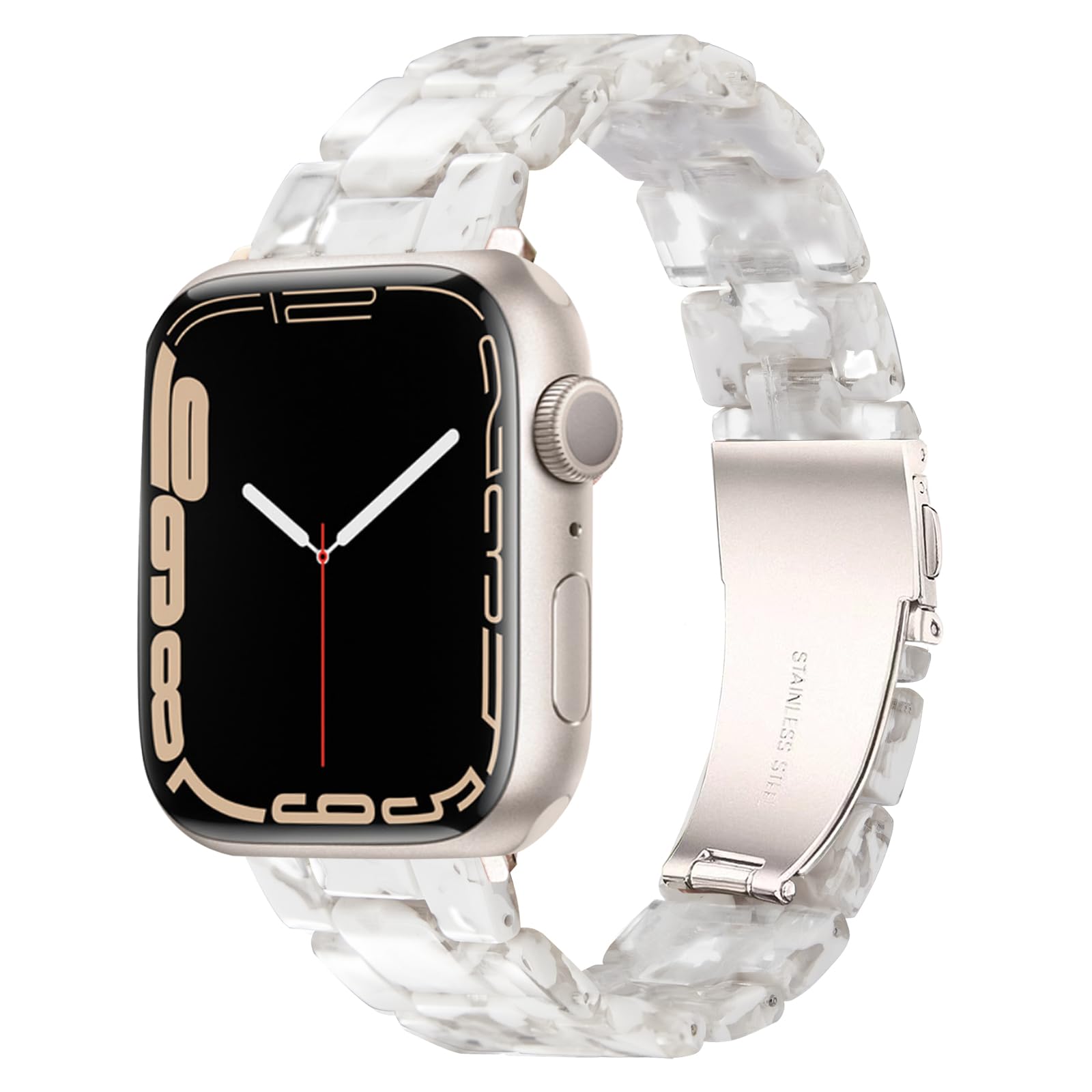 Correa de Resina Fina Y Ligera para Apple Watch Band Hopo Series 1-8 - Venta Internacional